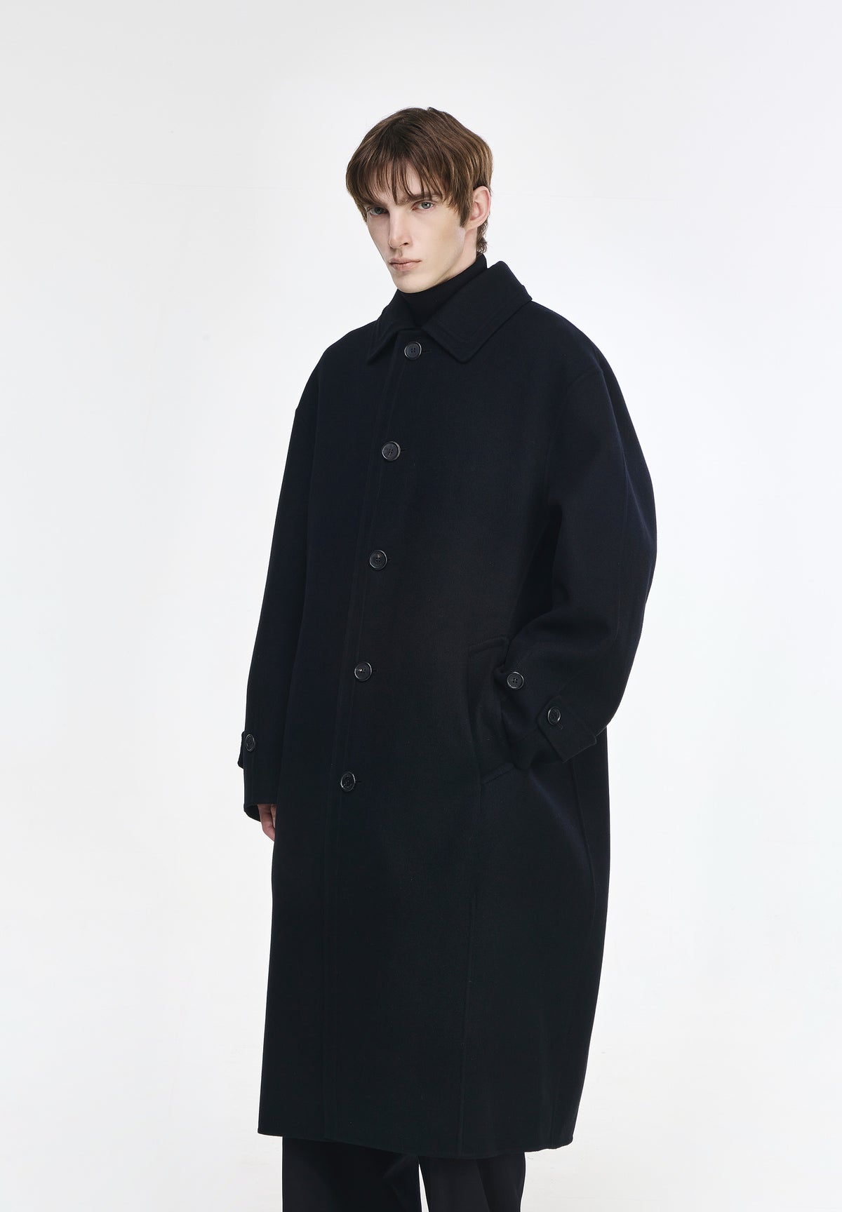 FLUTE COCOON HANDMADE COAT