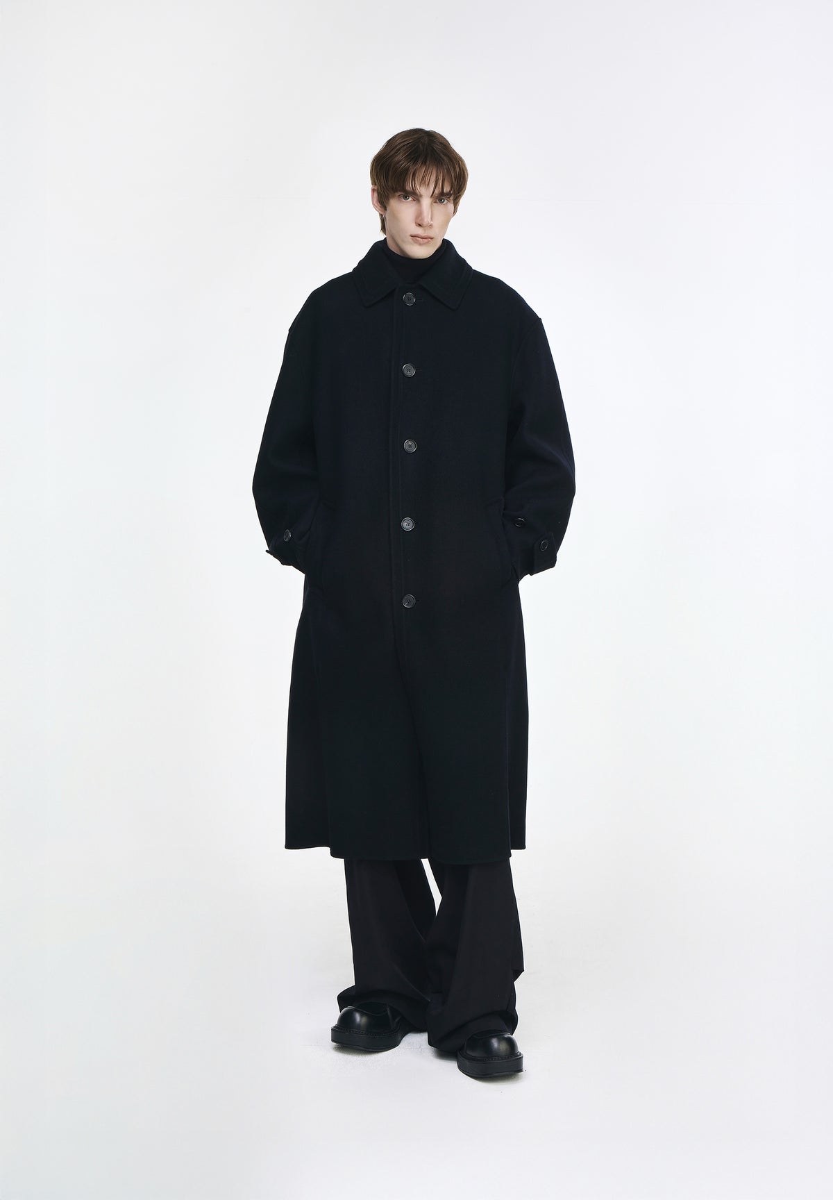 FLUTE COCOON HANDMADE COAT