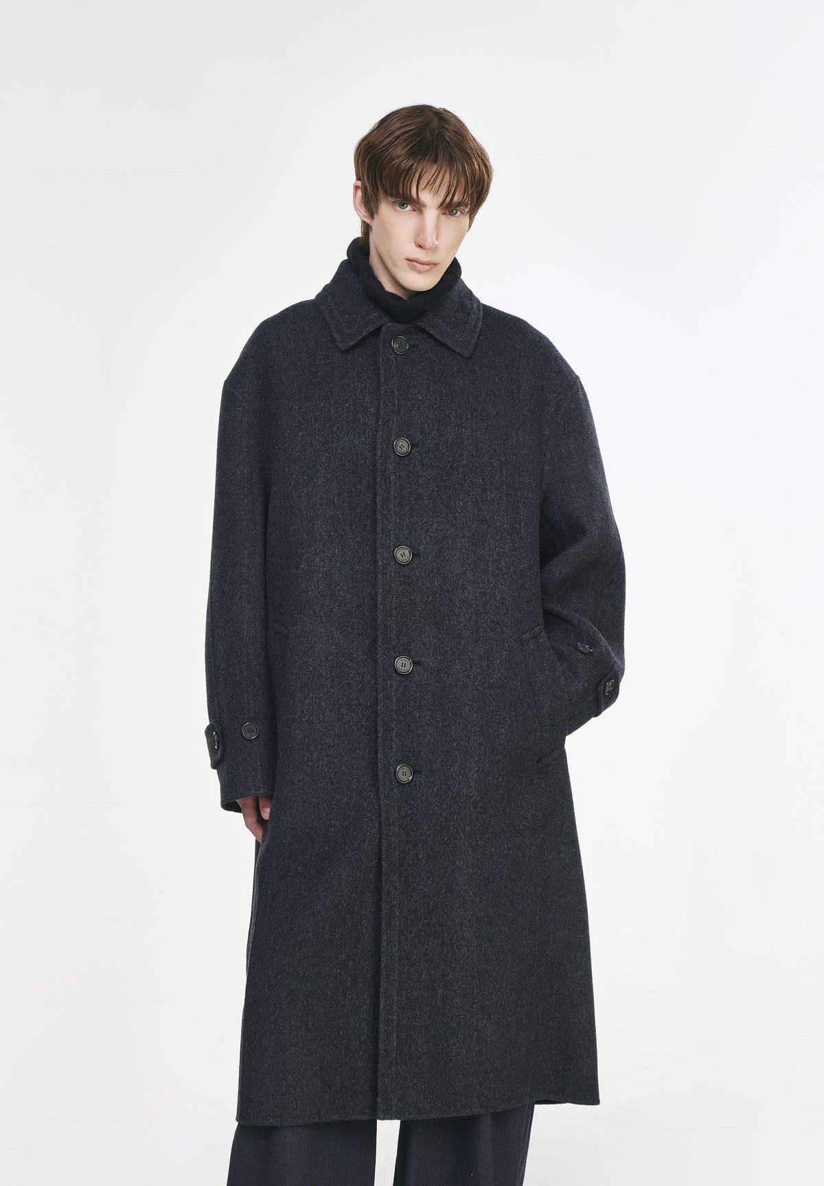FLUTE COCOON HANDMADE COAT