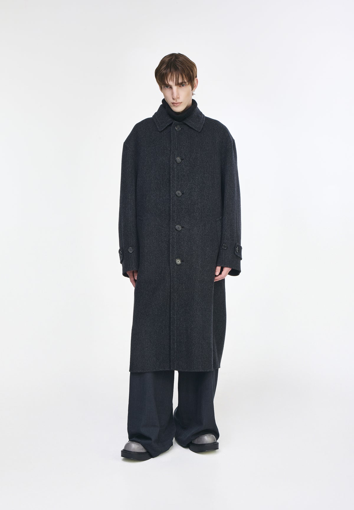 FLUTE COCOON HANDMADE COAT
