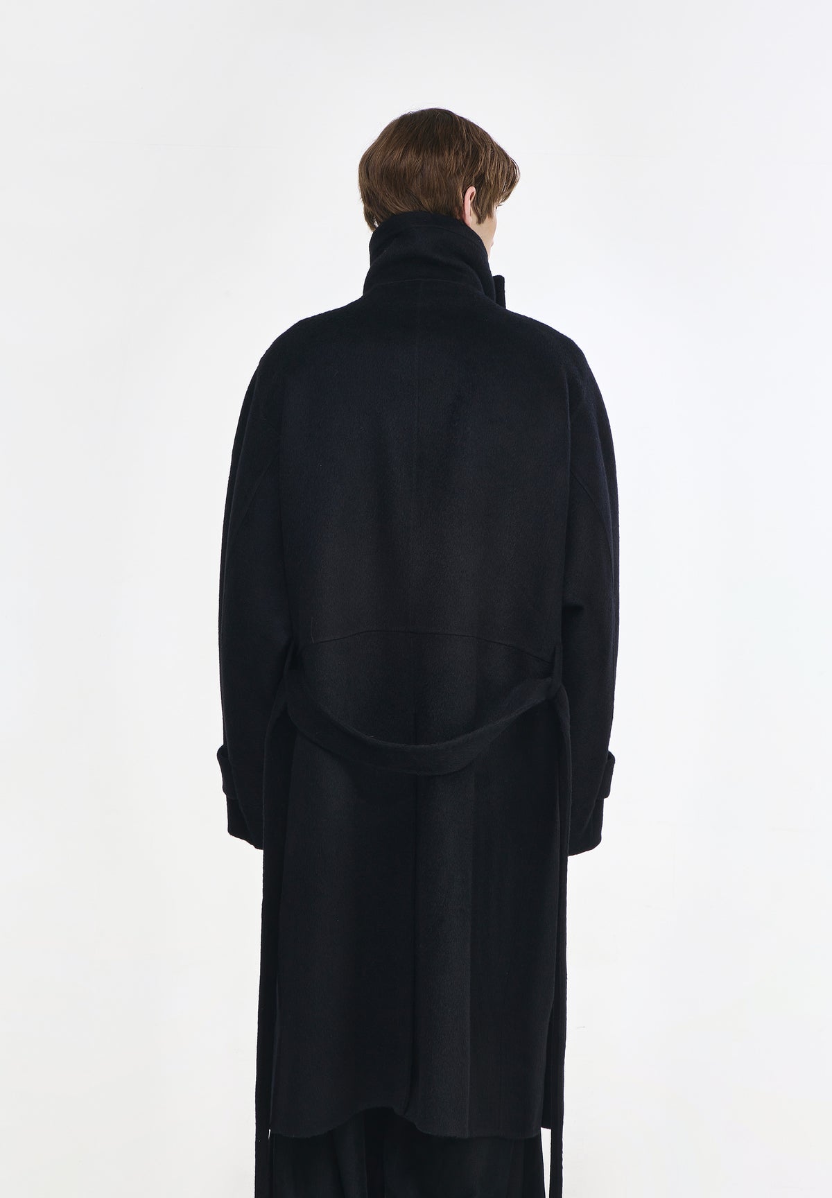 FLUTE HIGH NECK HANDMADE COAT