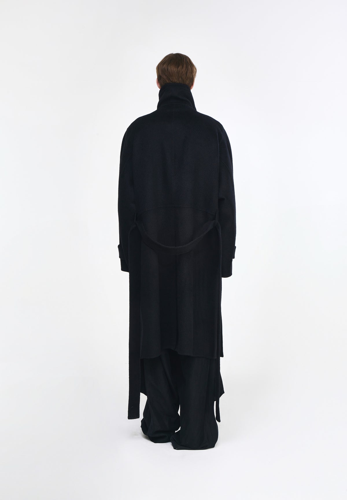 FLUTE HIGH NECK HANDMADE COAT