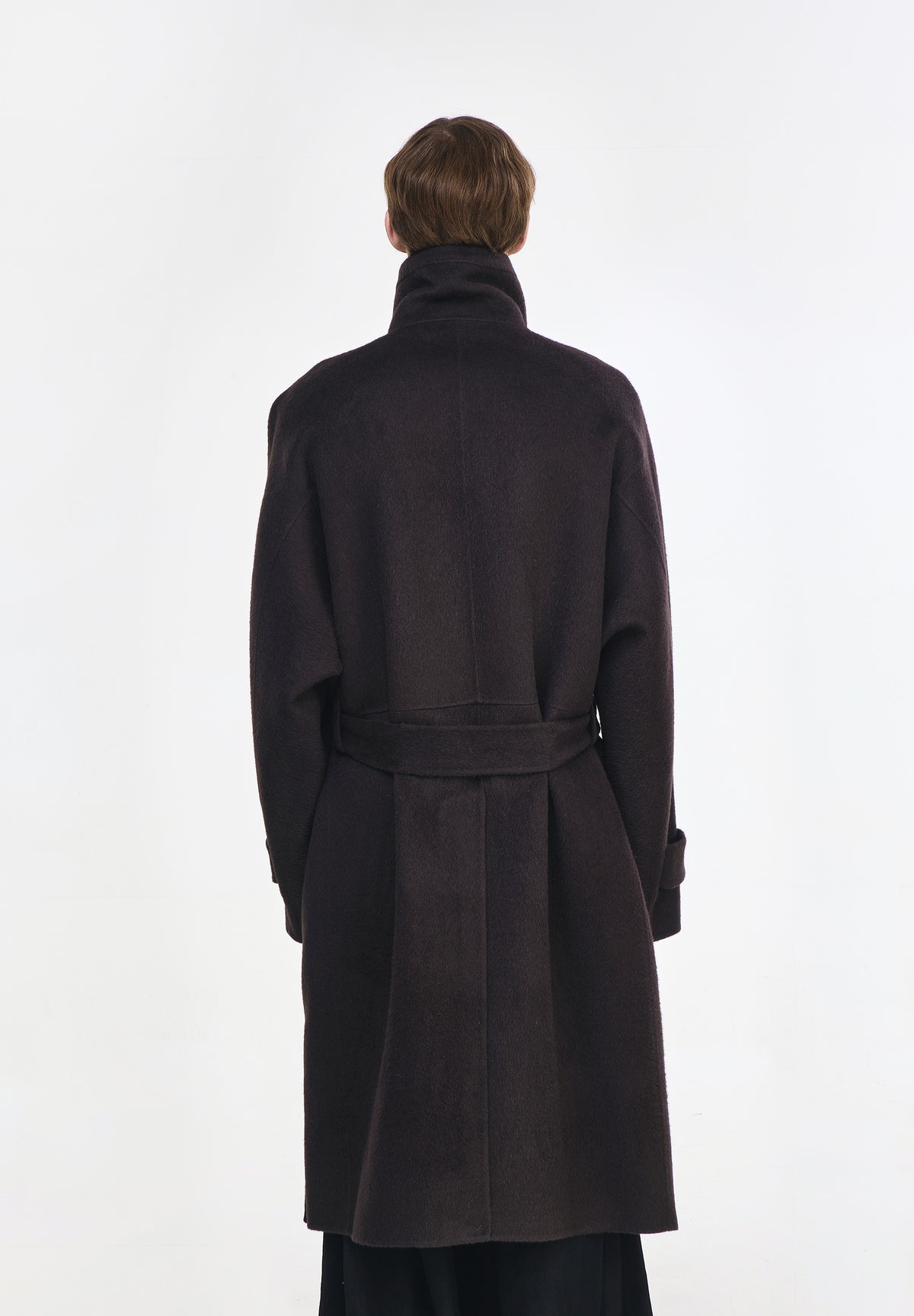 FLUTE HIGH NECK HANDMADE COAT