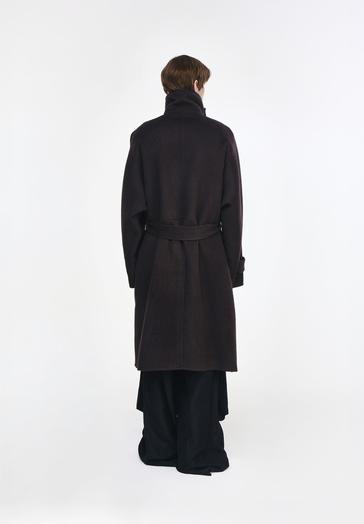 FLUTE HIGH NECK HANDMADE COAT