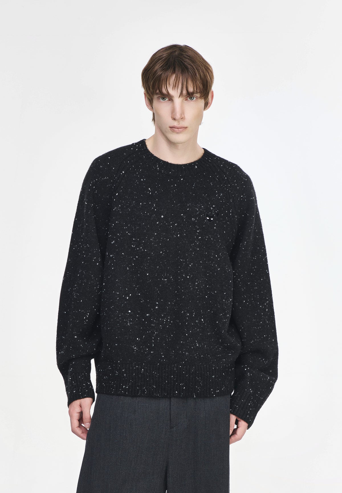 ZZERO PANTHER NEP ROUND NECK KNIT