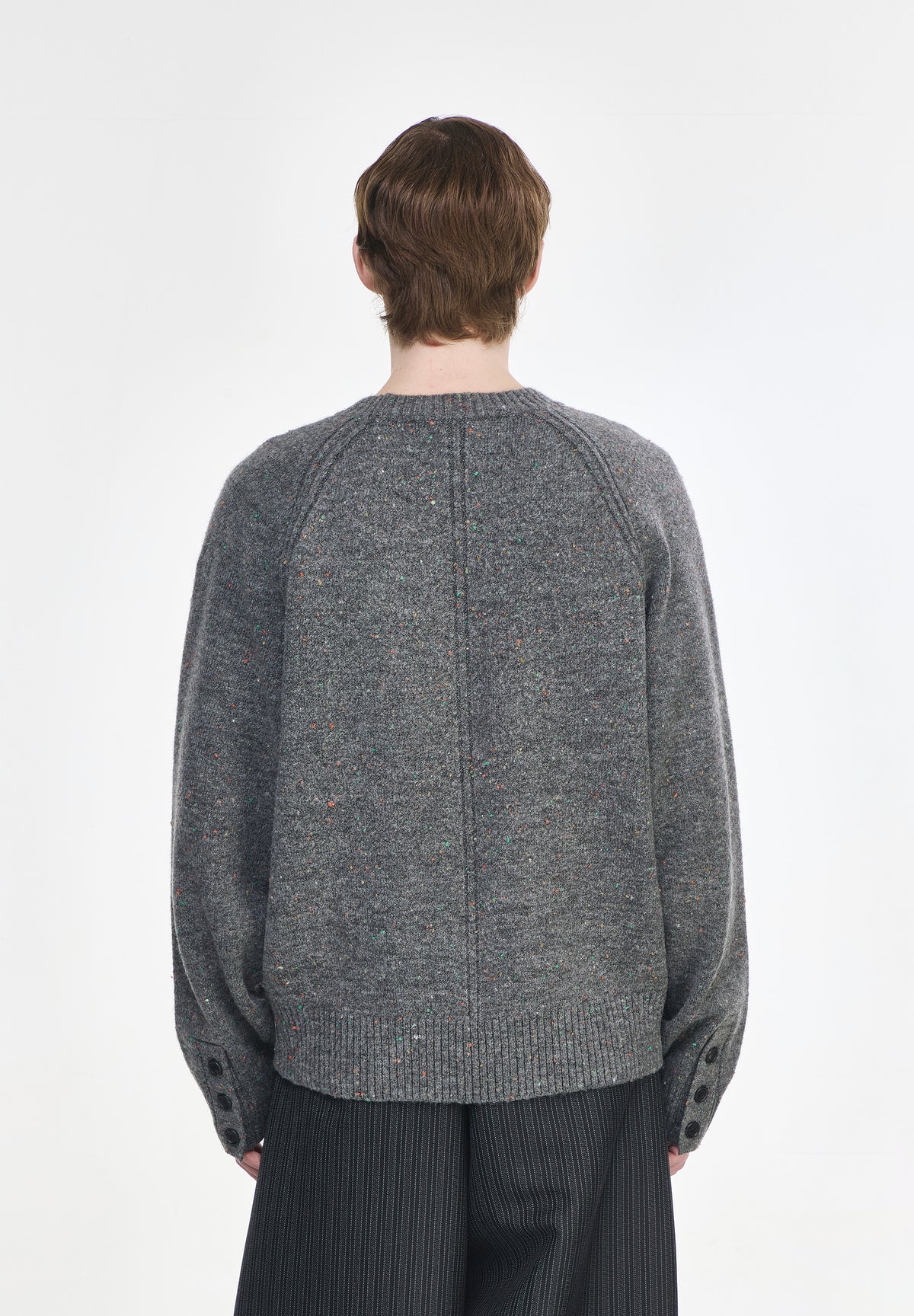 ZZERO PANTHER NEP ROUND NECK KNIT