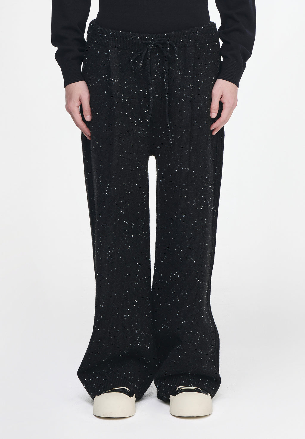 ZZERO NEP WIDE KNIT PANTS