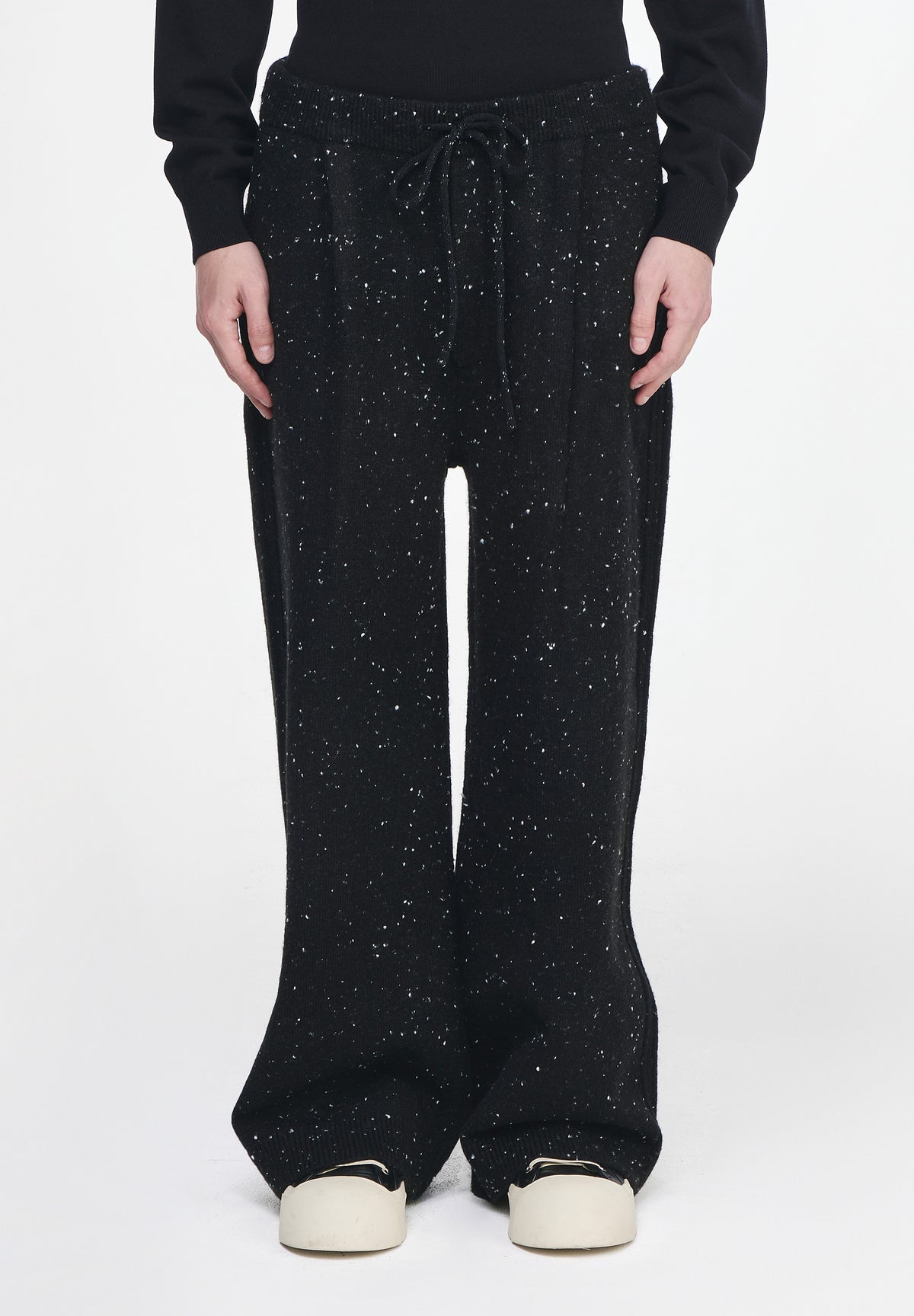 ZZERO NEP WIDE KNIT PANTS