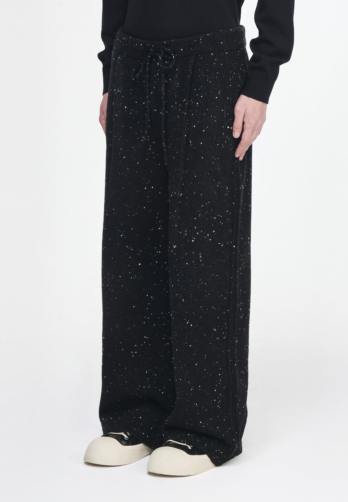 ZZERO NEP WIDE KNIT PANTS