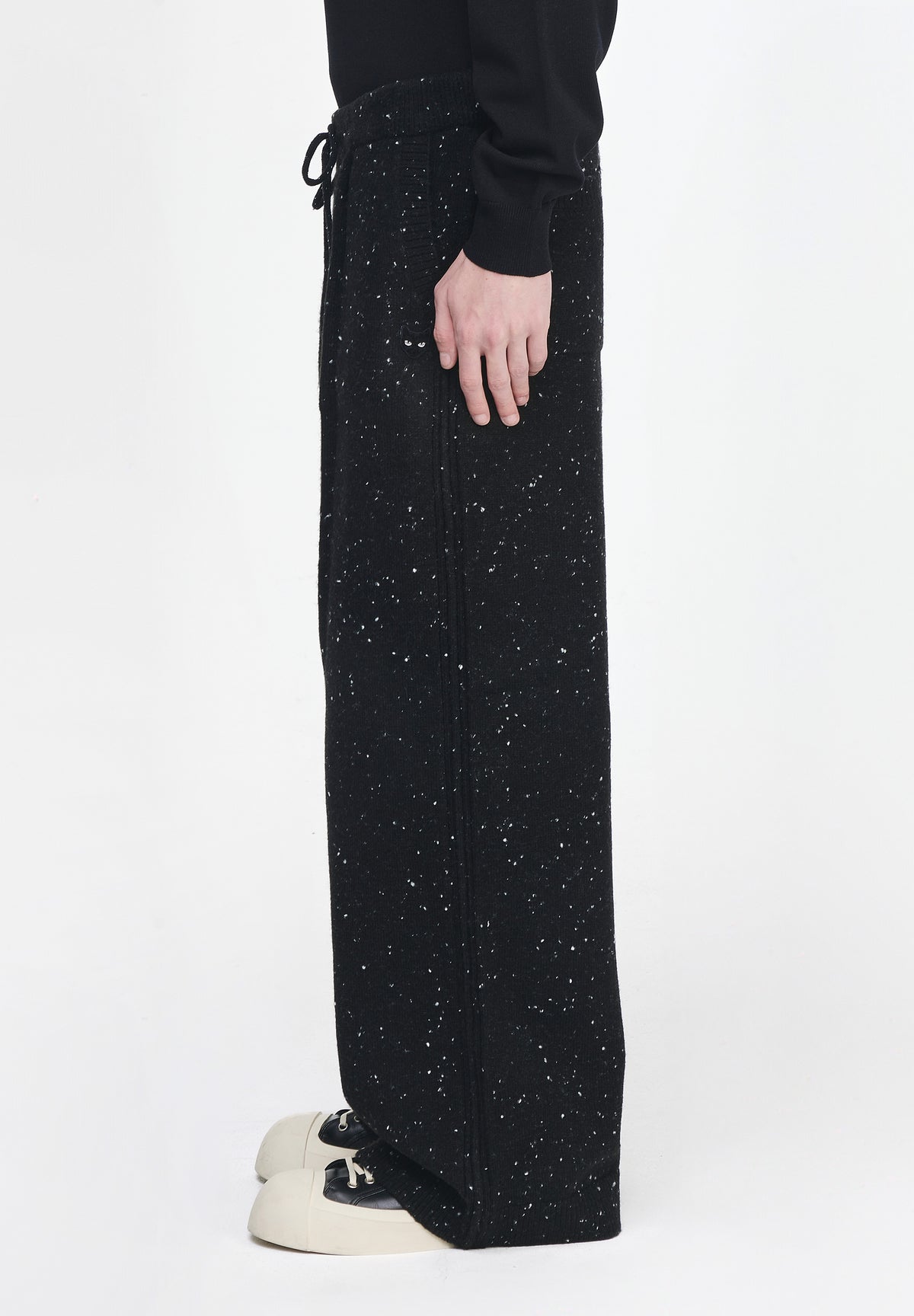 ZZERO NEP WIDE KNIT PANTS