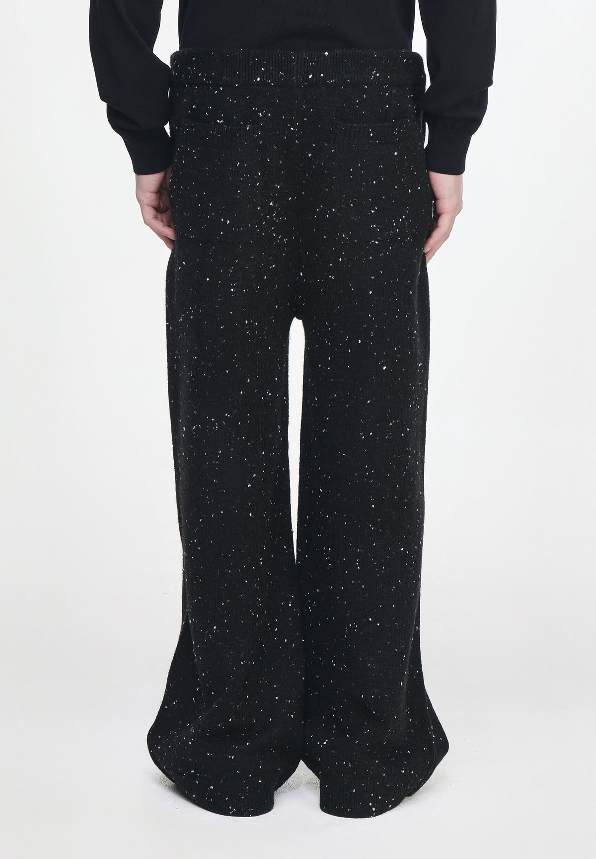 ZZERO NEP WIDE KNIT PANTS