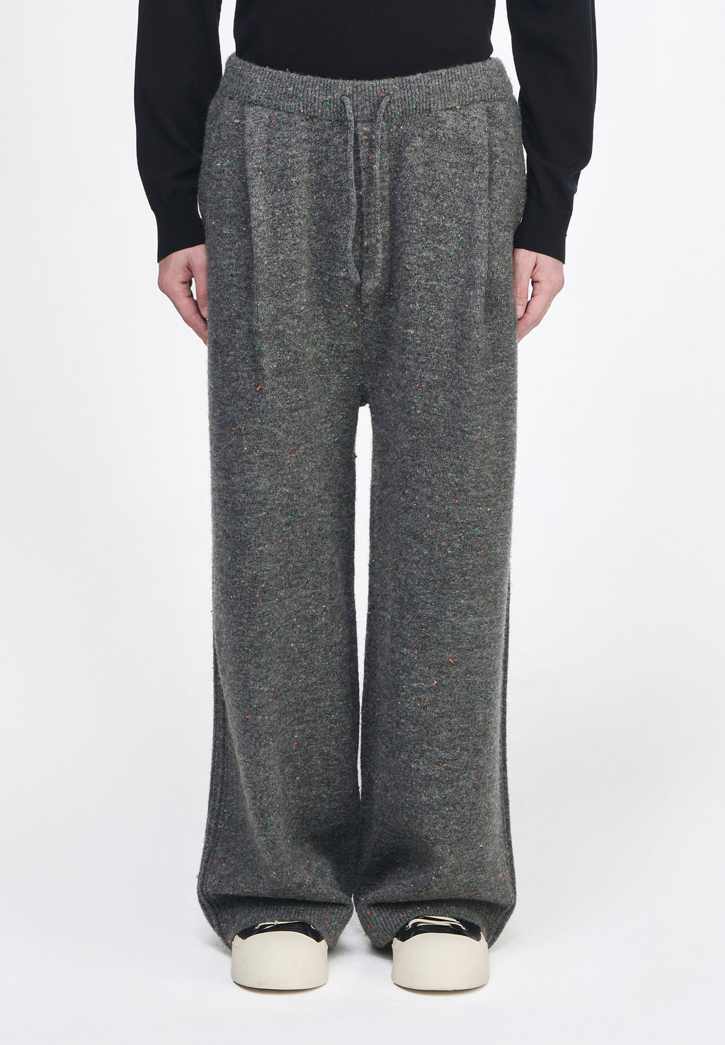 ZZERO NEP WIDE KNIT PANTS