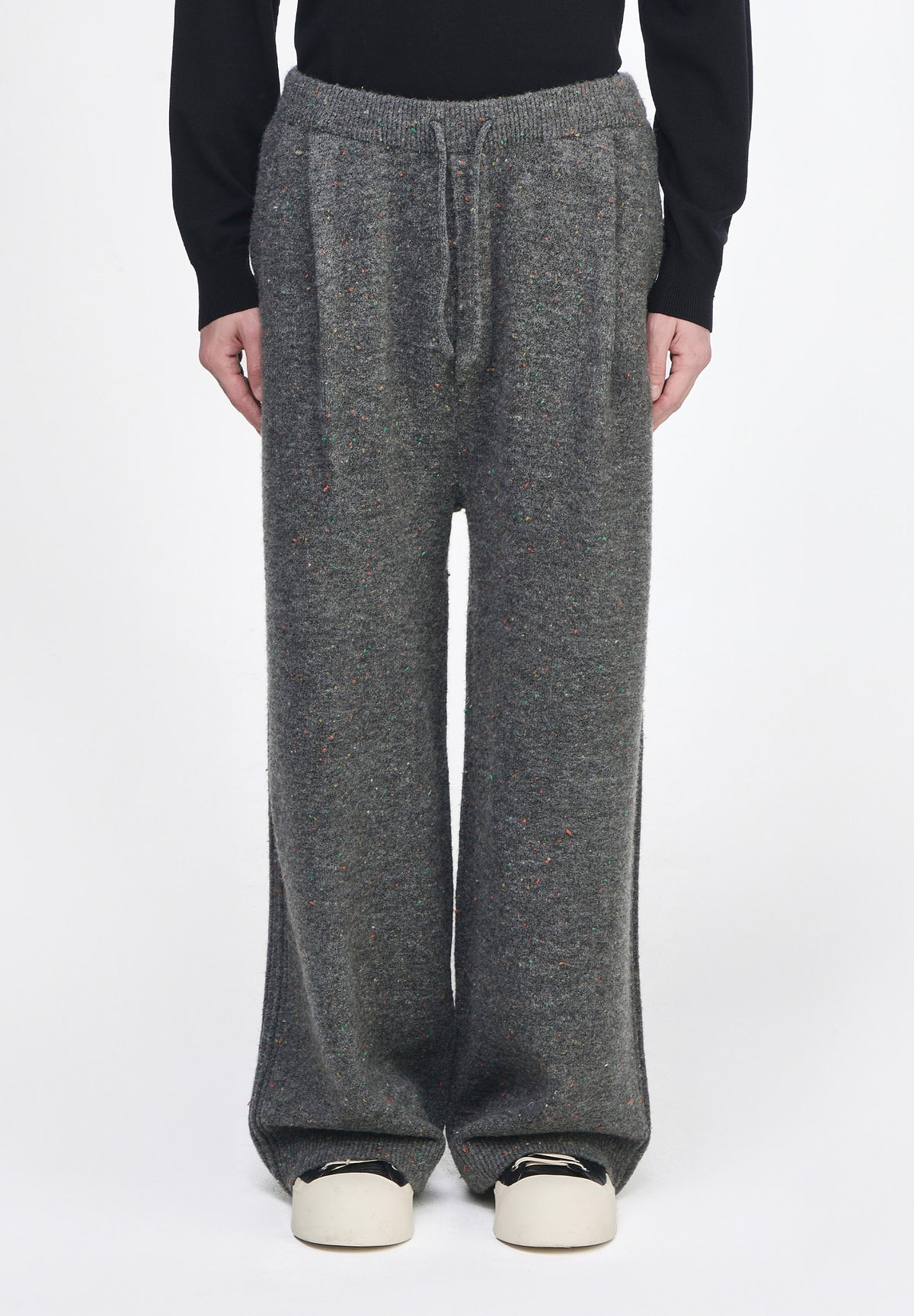 ZZERO NEP WIDE KNIT PANTS