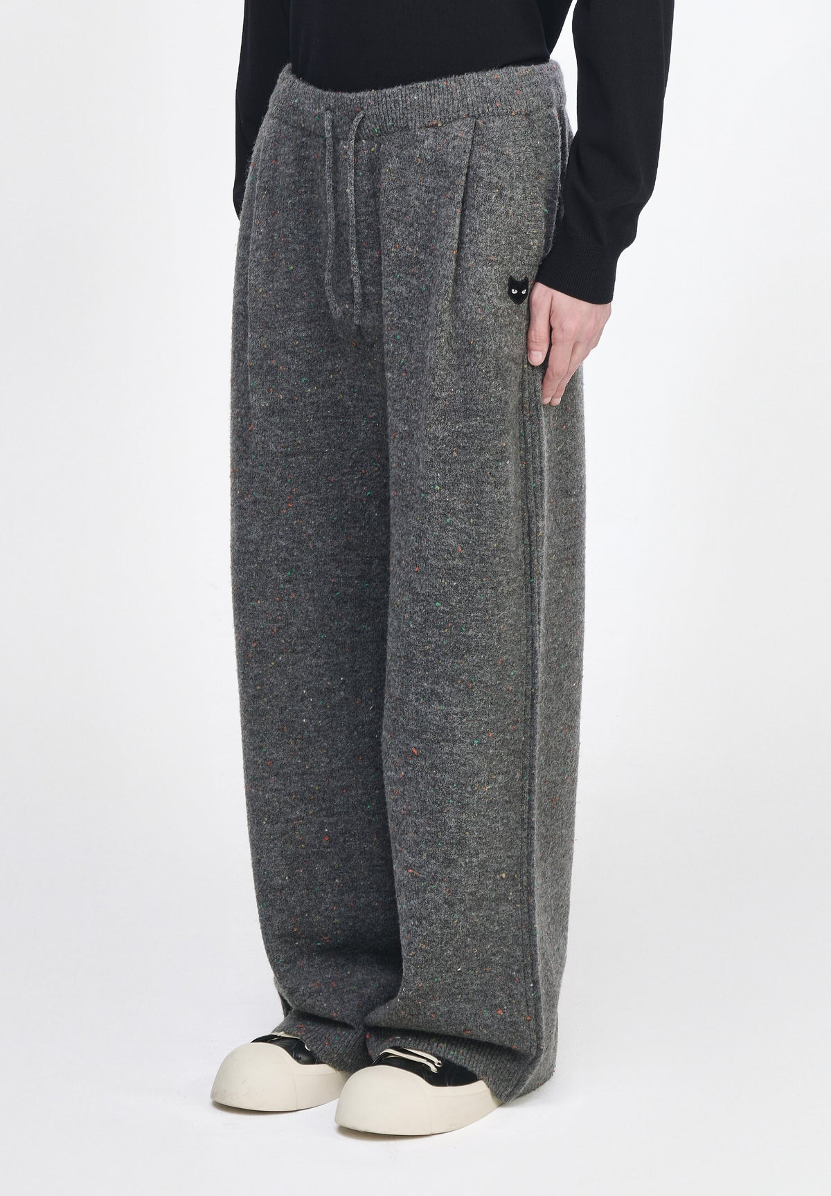 ZZERO NEP WIDE KNIT PANTS