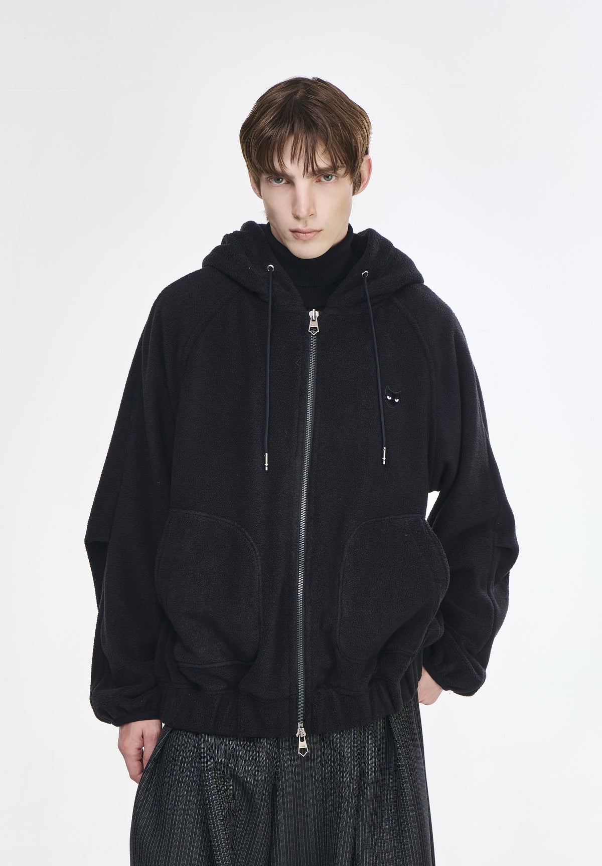 ZZERO PANTHER FLEECE HOOD ZIP UP