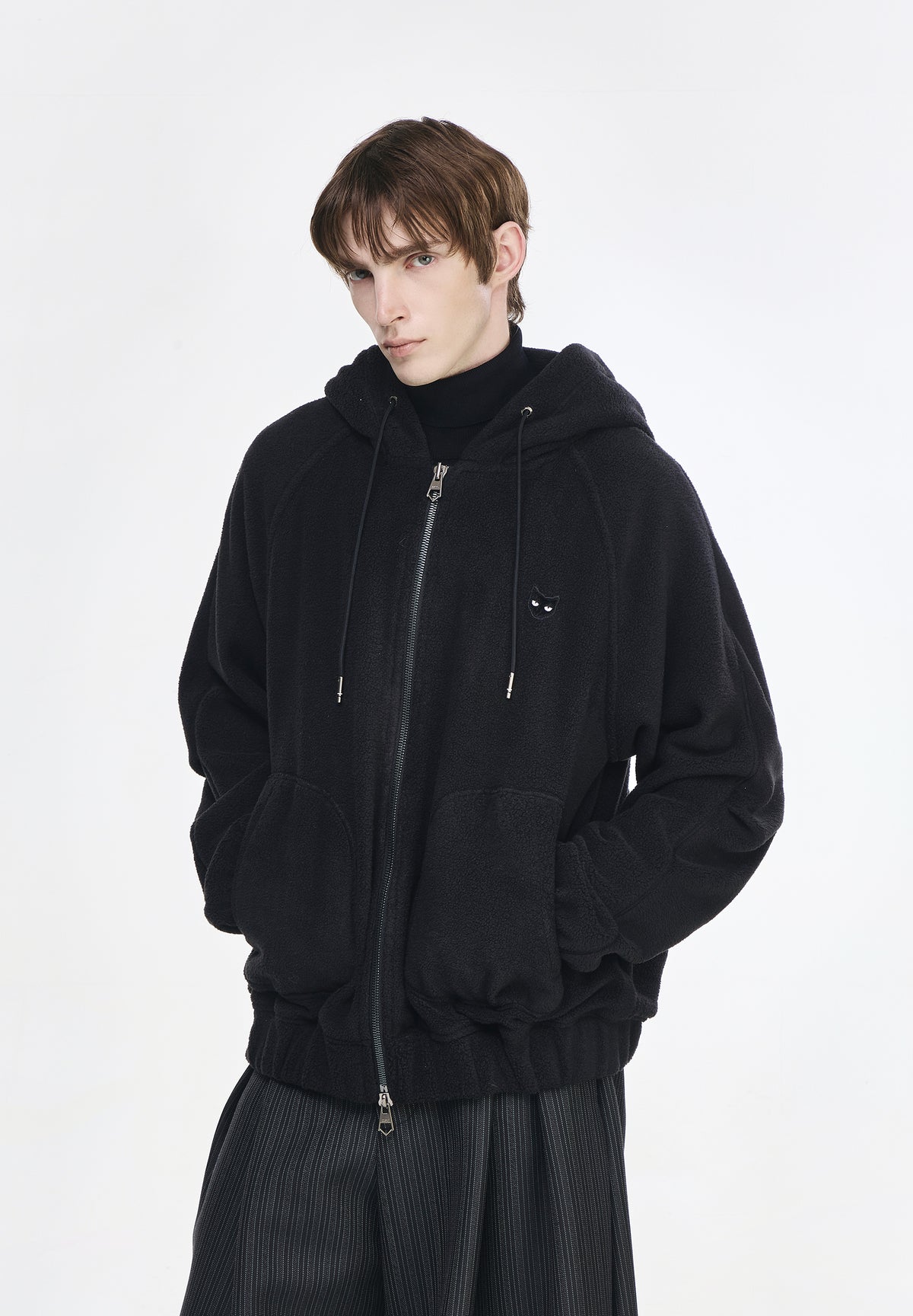 ZZERO PANTHER FLEECE HOOD ZIP UP