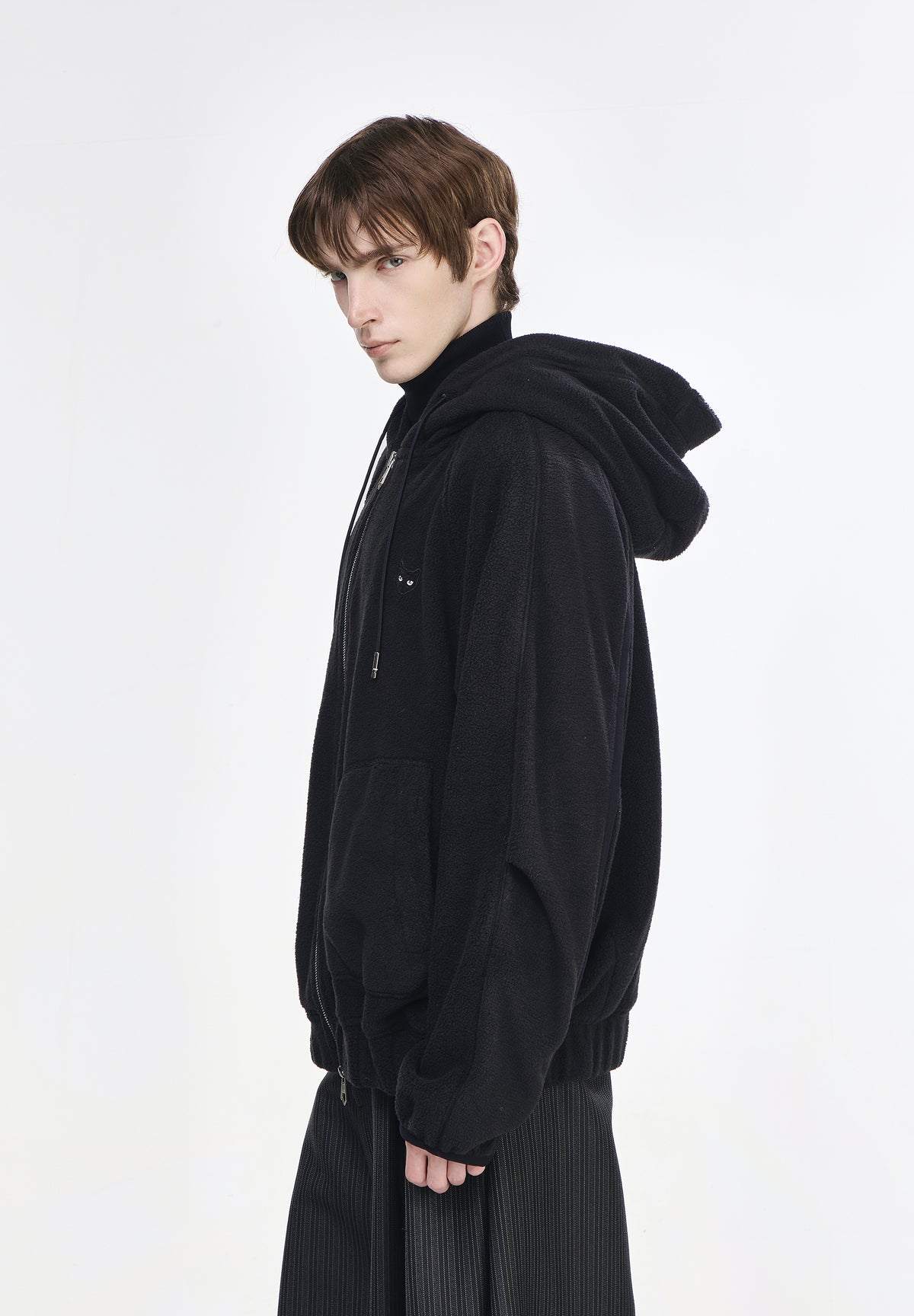 ZZERO PANTHER FLEECE HOOD ZIP UP
