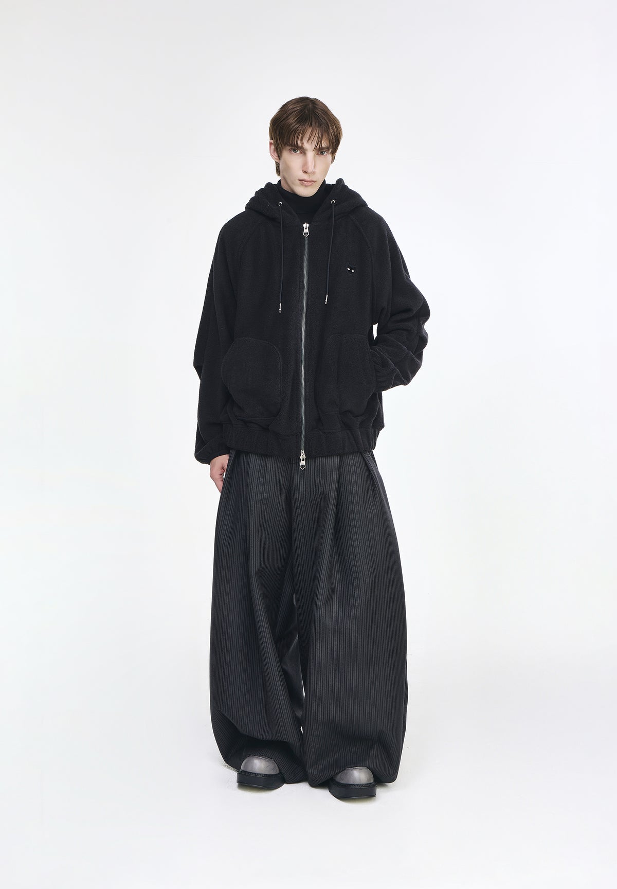 ZZERO PANTHER FLEECE HOOD ZIP UP