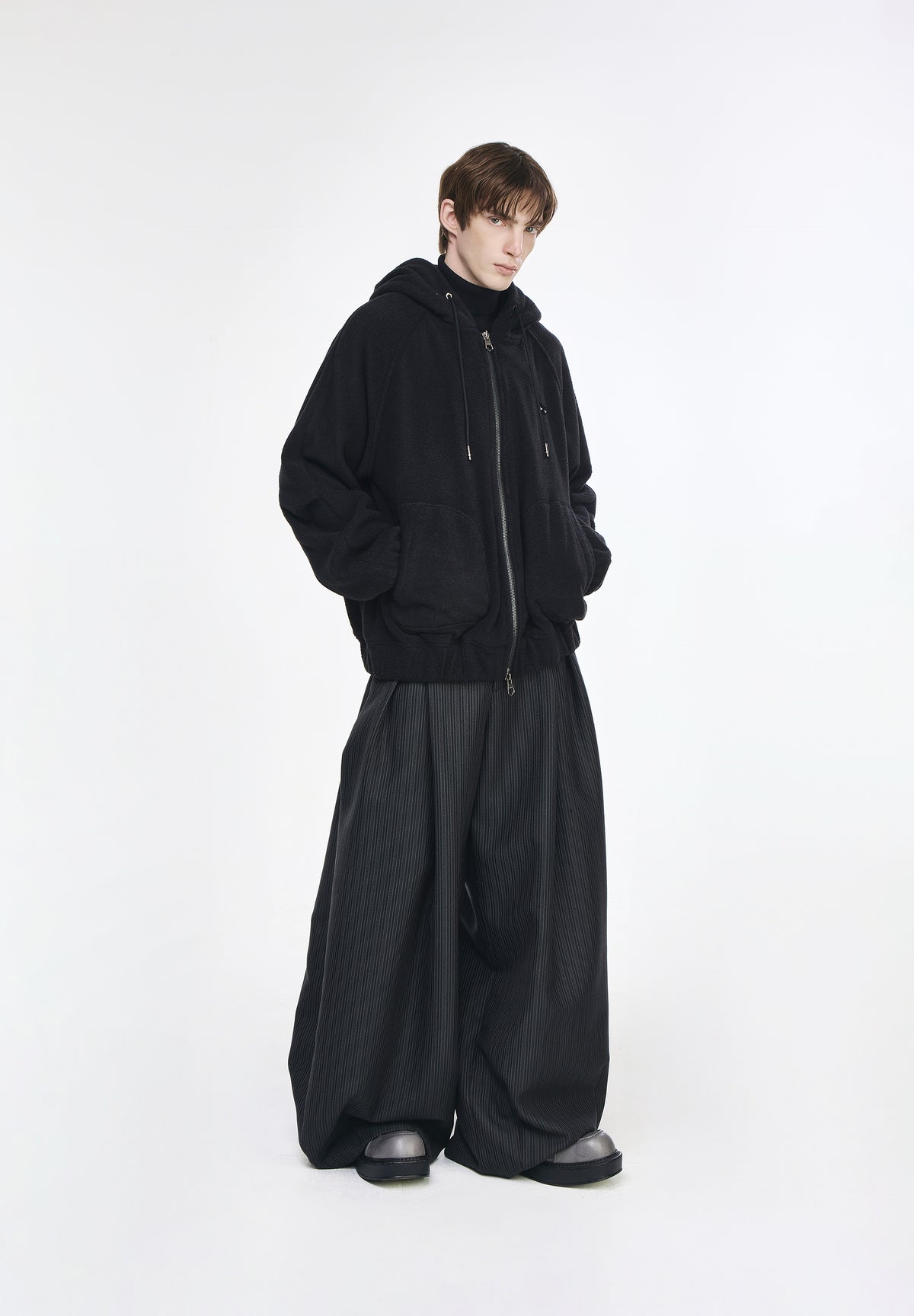 ZZERO PANTHER FLEECE HOOD ZIP UP