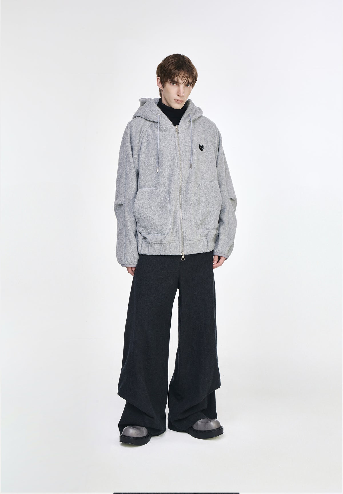ZZERO PANTHER FLEECE HOOD ZIP UP