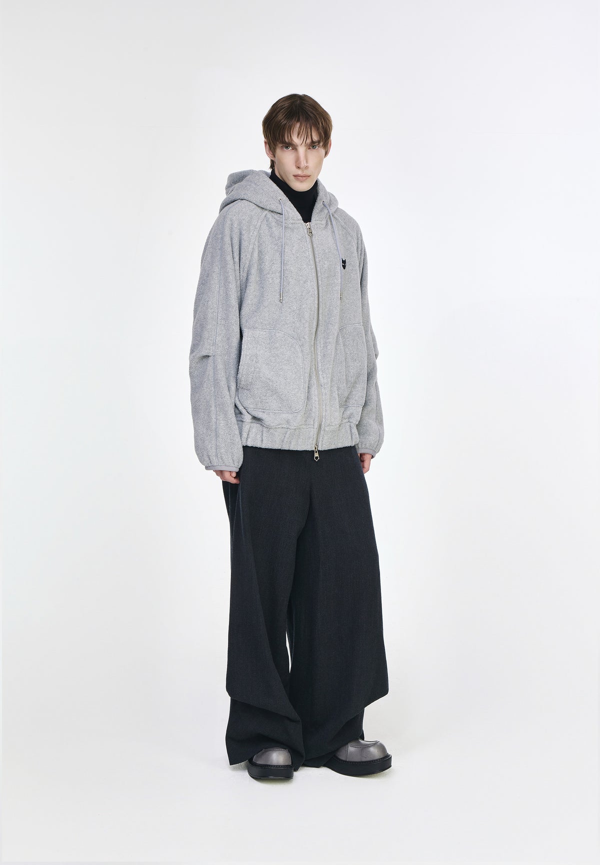 ZZERO PANTHER FLEECE HOOD ZIP UP