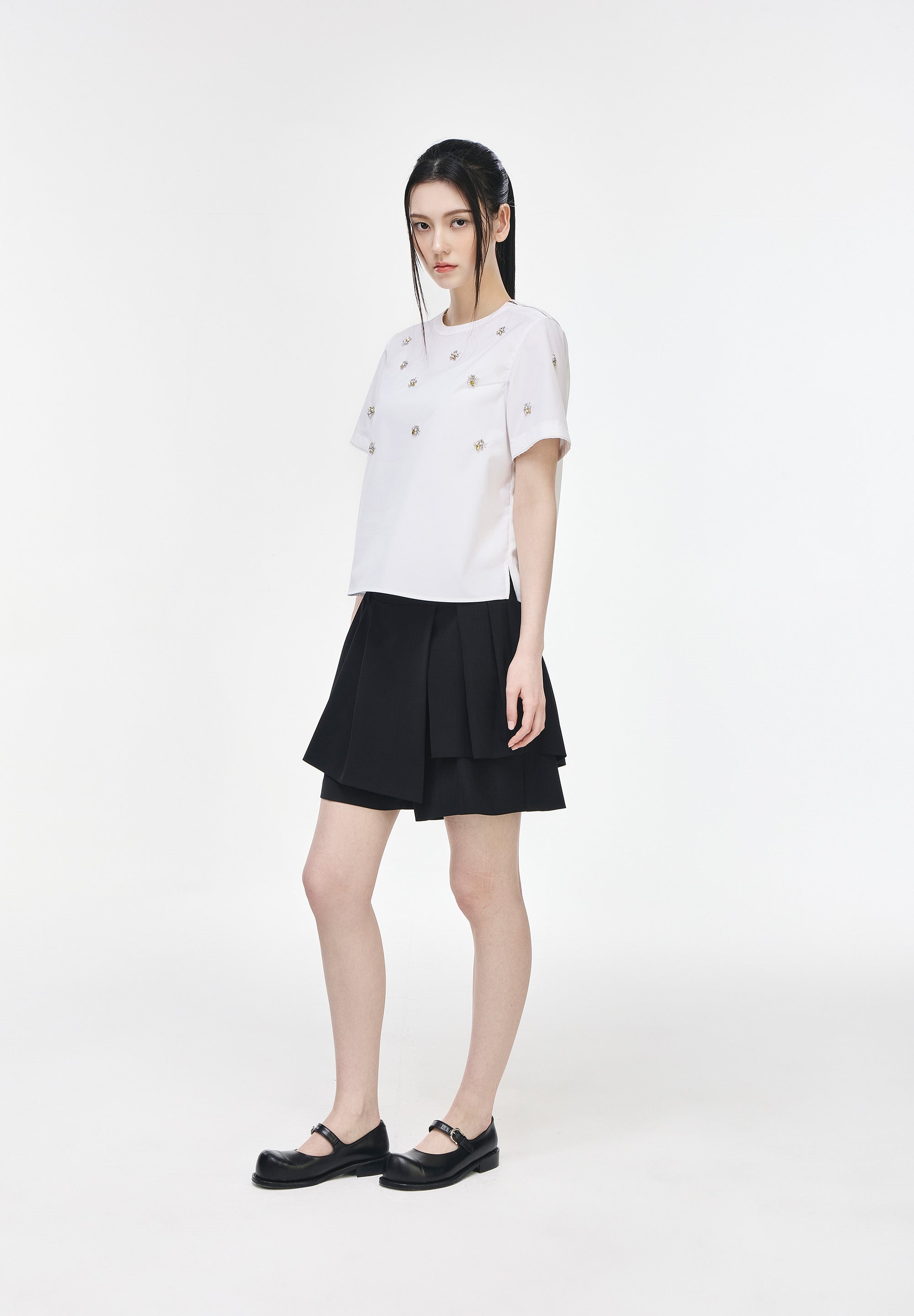 PAPILLON APPLIQUE TOP