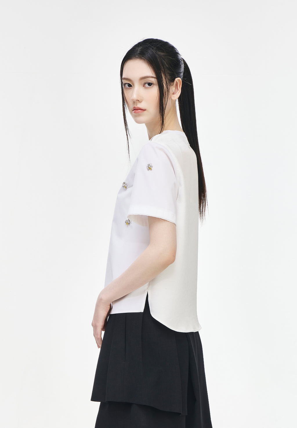 PAPILLON APPLIQUE TOP