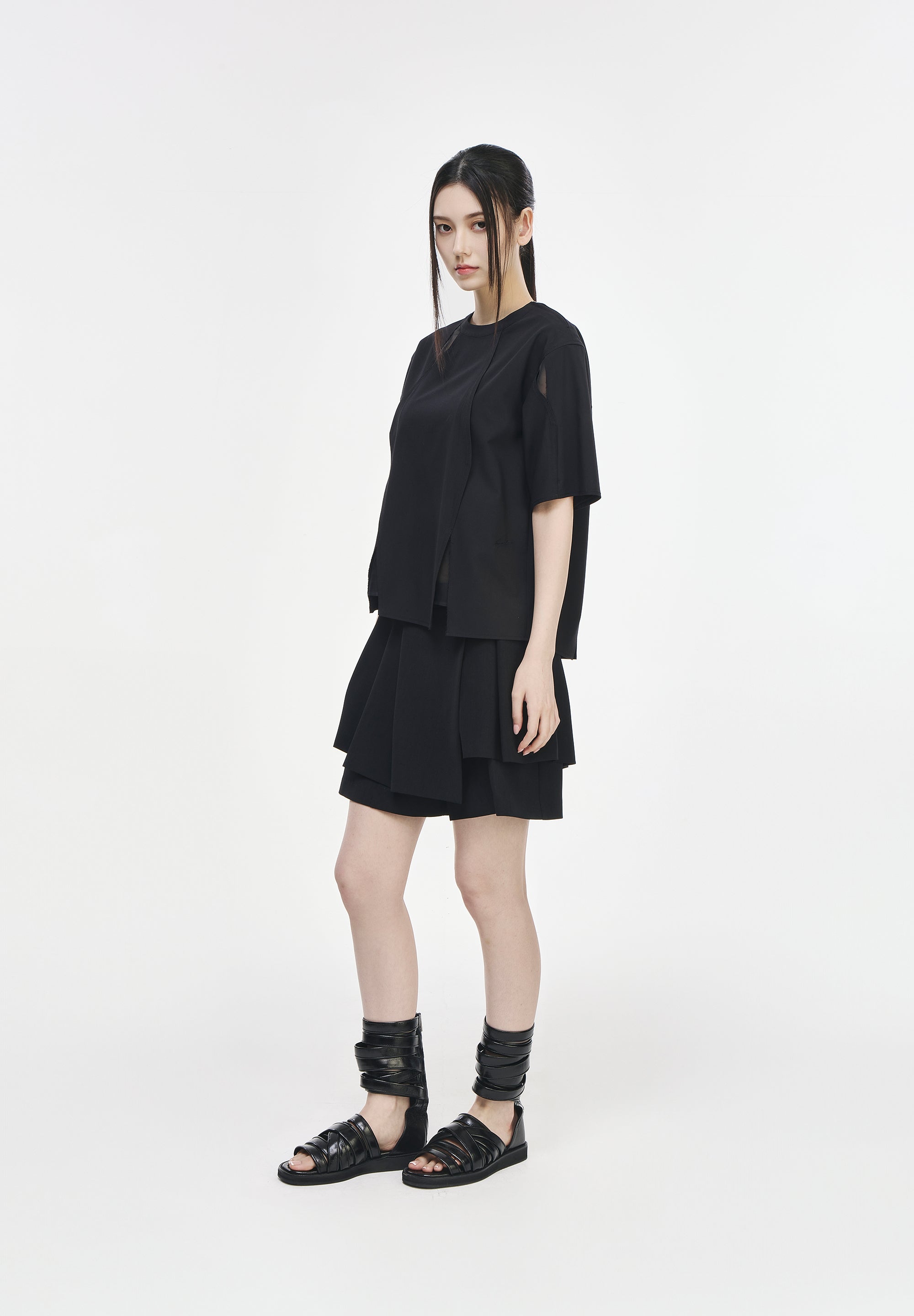 POLYPTYCH WOVEN TOP