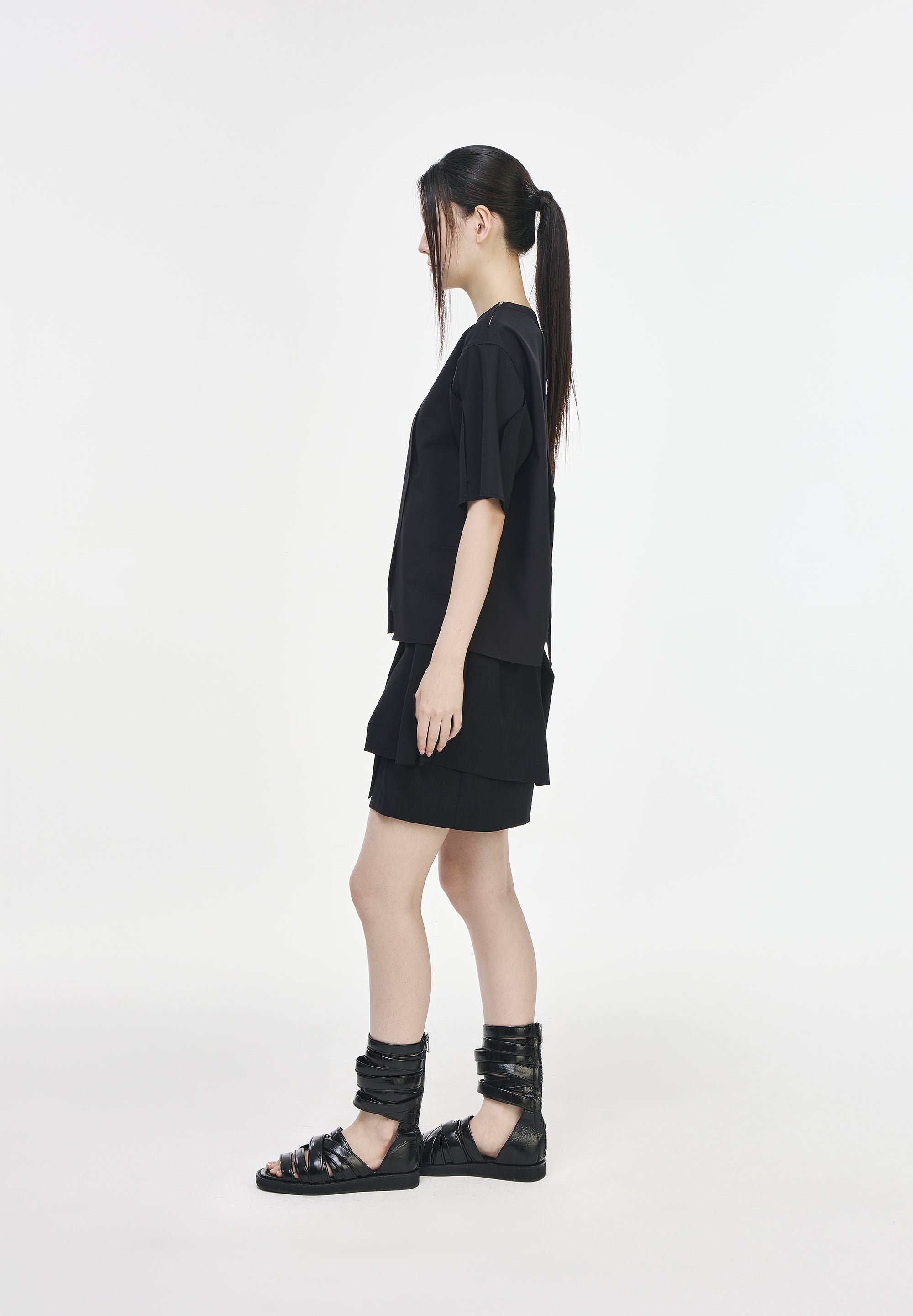 POLYPTYCH WOVEN TOP