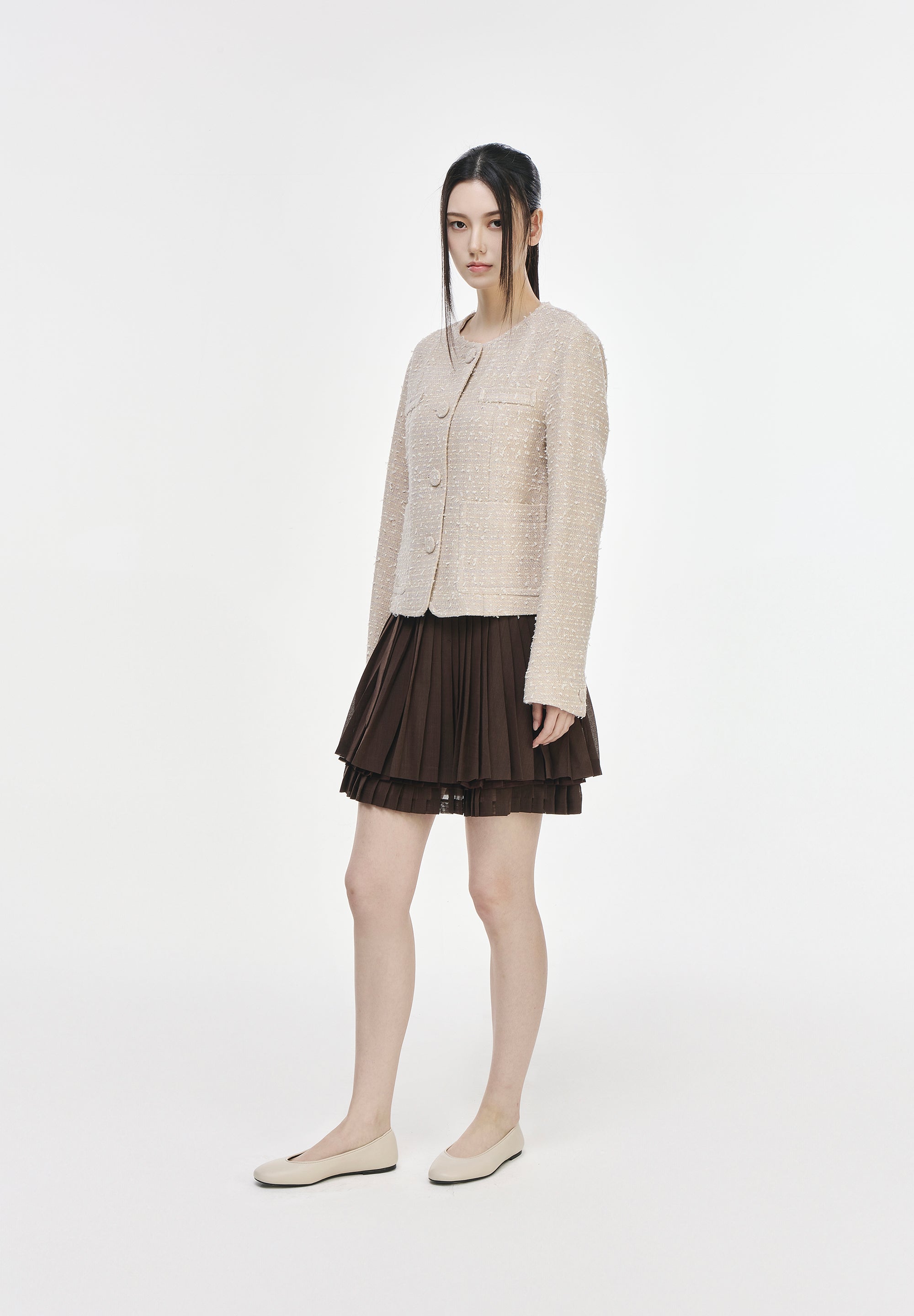 COCOON TWEED JACKET
