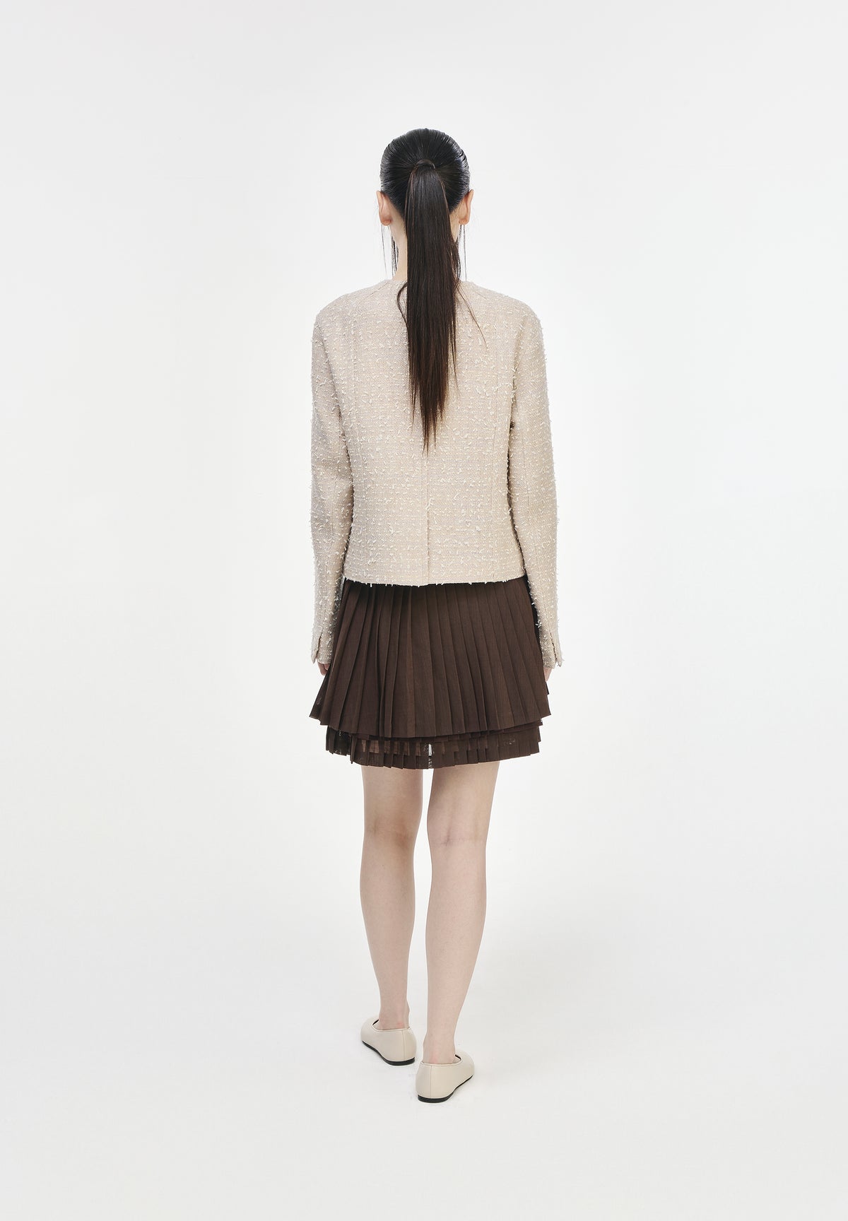 COCOON TWEED JACKET