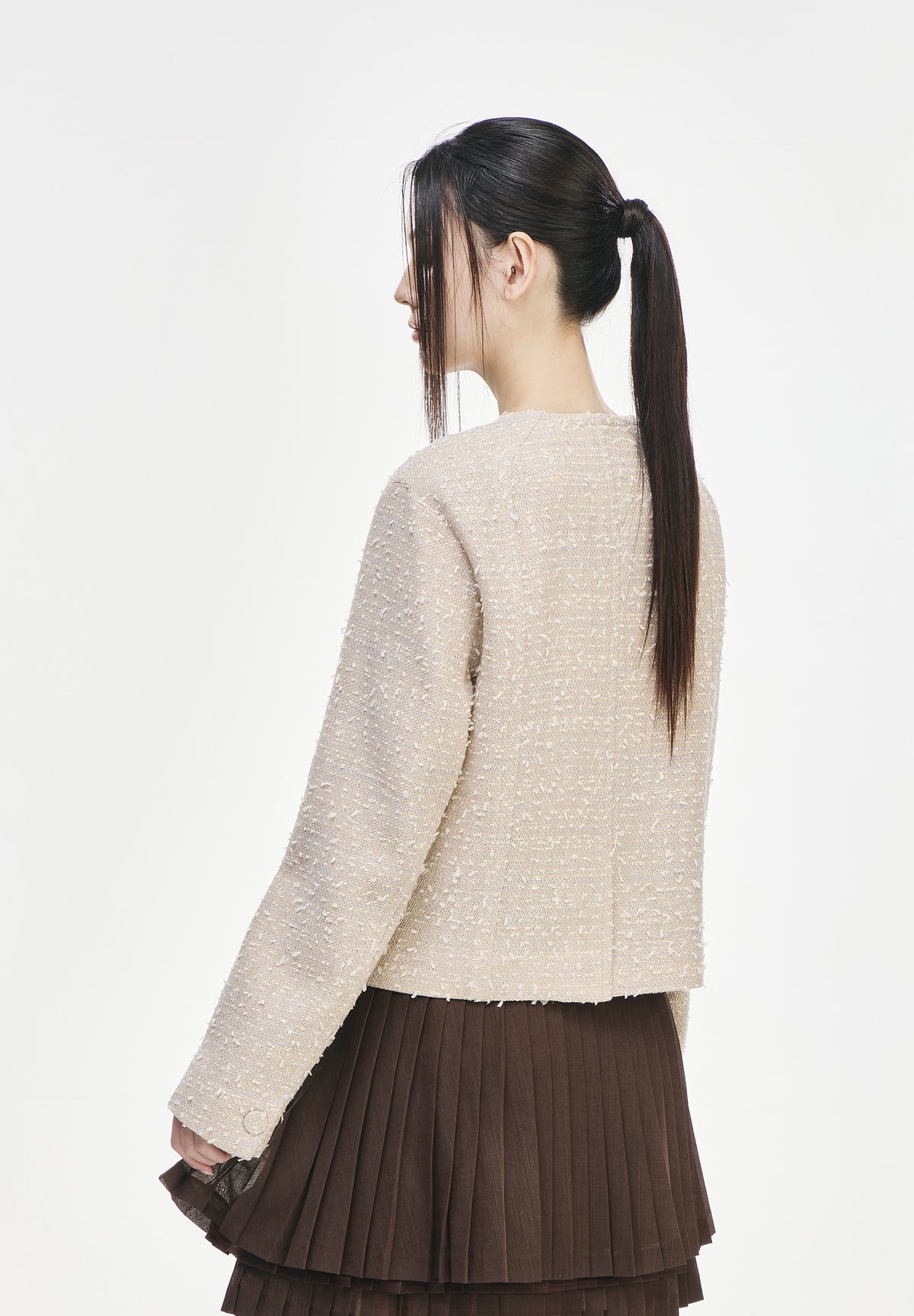 COCOON TWEED JACKET