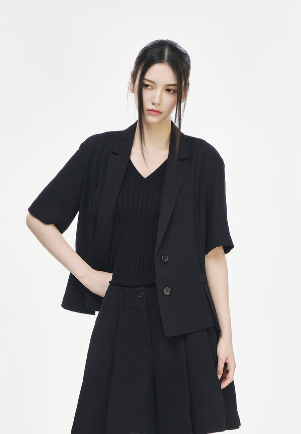 DEEP FOLD HALF JACKET