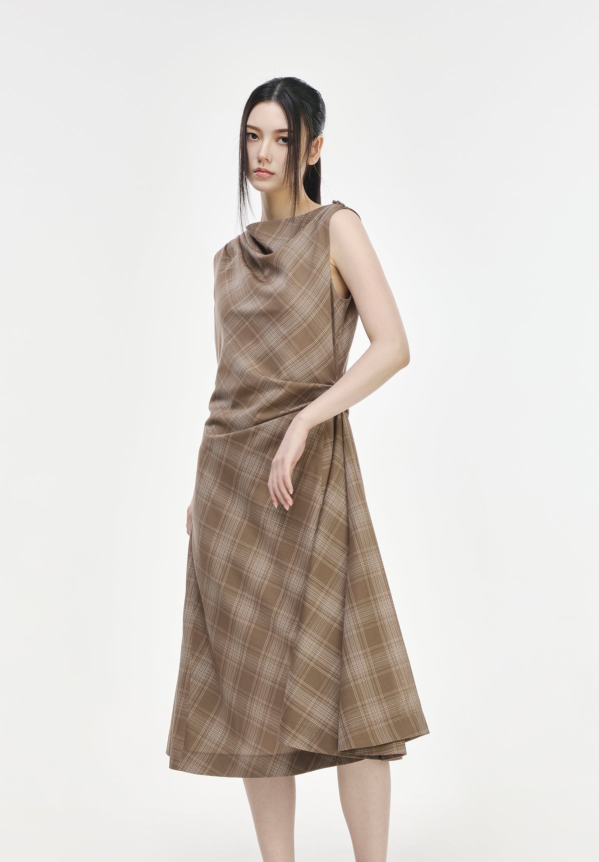 DRAPE CHECK ONE PIECE