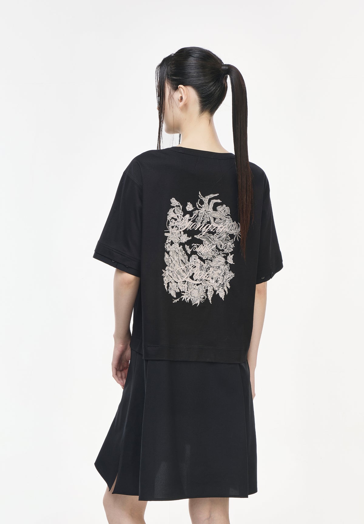FLORAL EMBROIDERED ONE PIECE