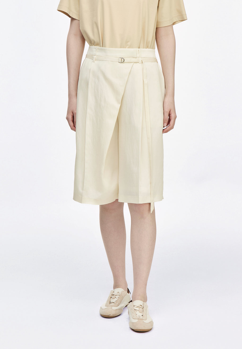 ASYMMETRIC WRAP SHORTS