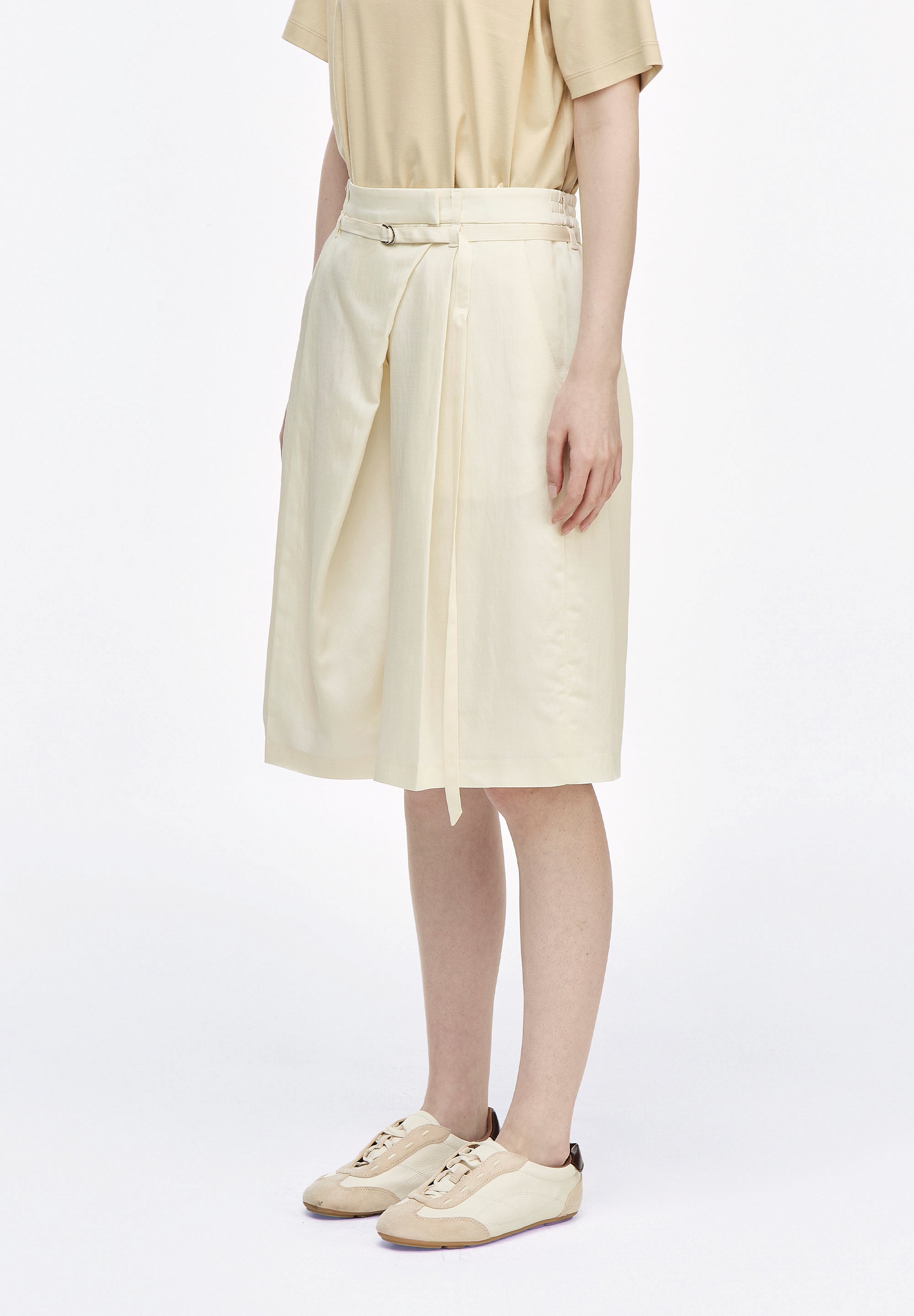 ASYMMETRIC WRAP SHORTS