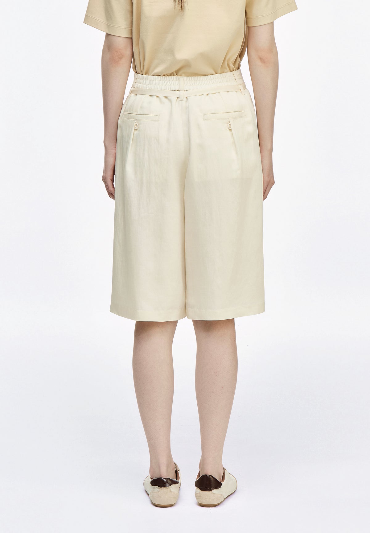 ASYMMETRIC WRAP SHORTS