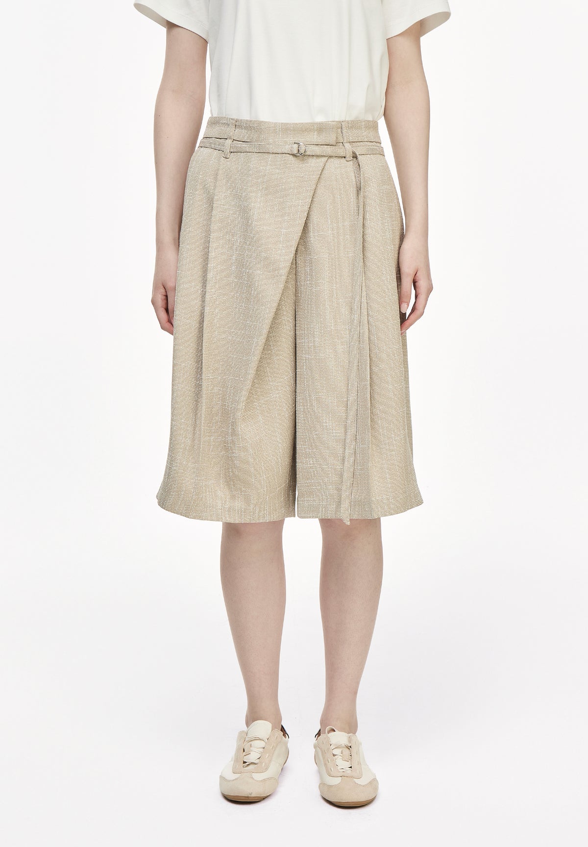 ASYMMETRIC WRAP SHORTS