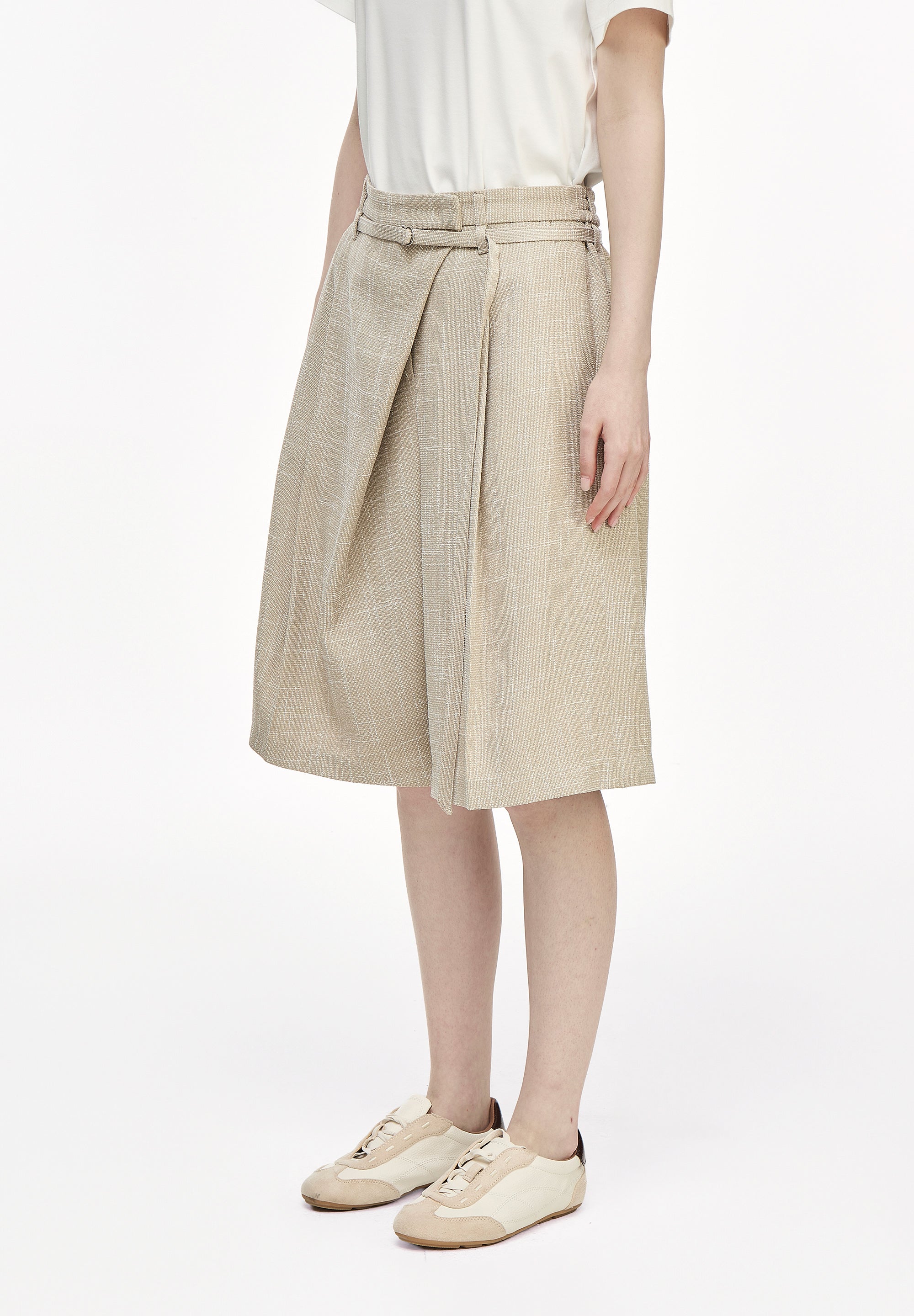 ASYMMETRIC WRAP SHORTS