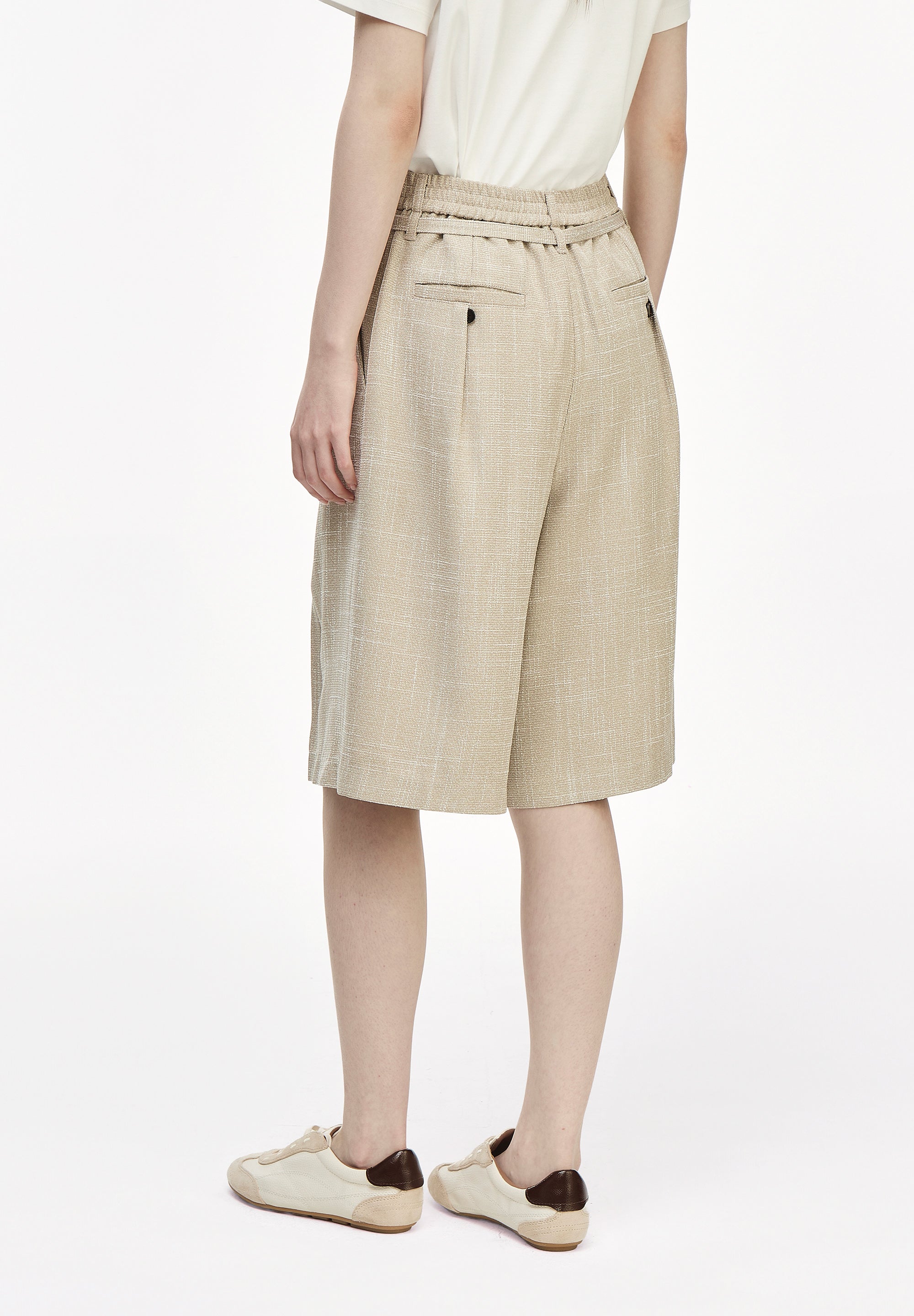 ASYMMETRIC WRAP SHORTS