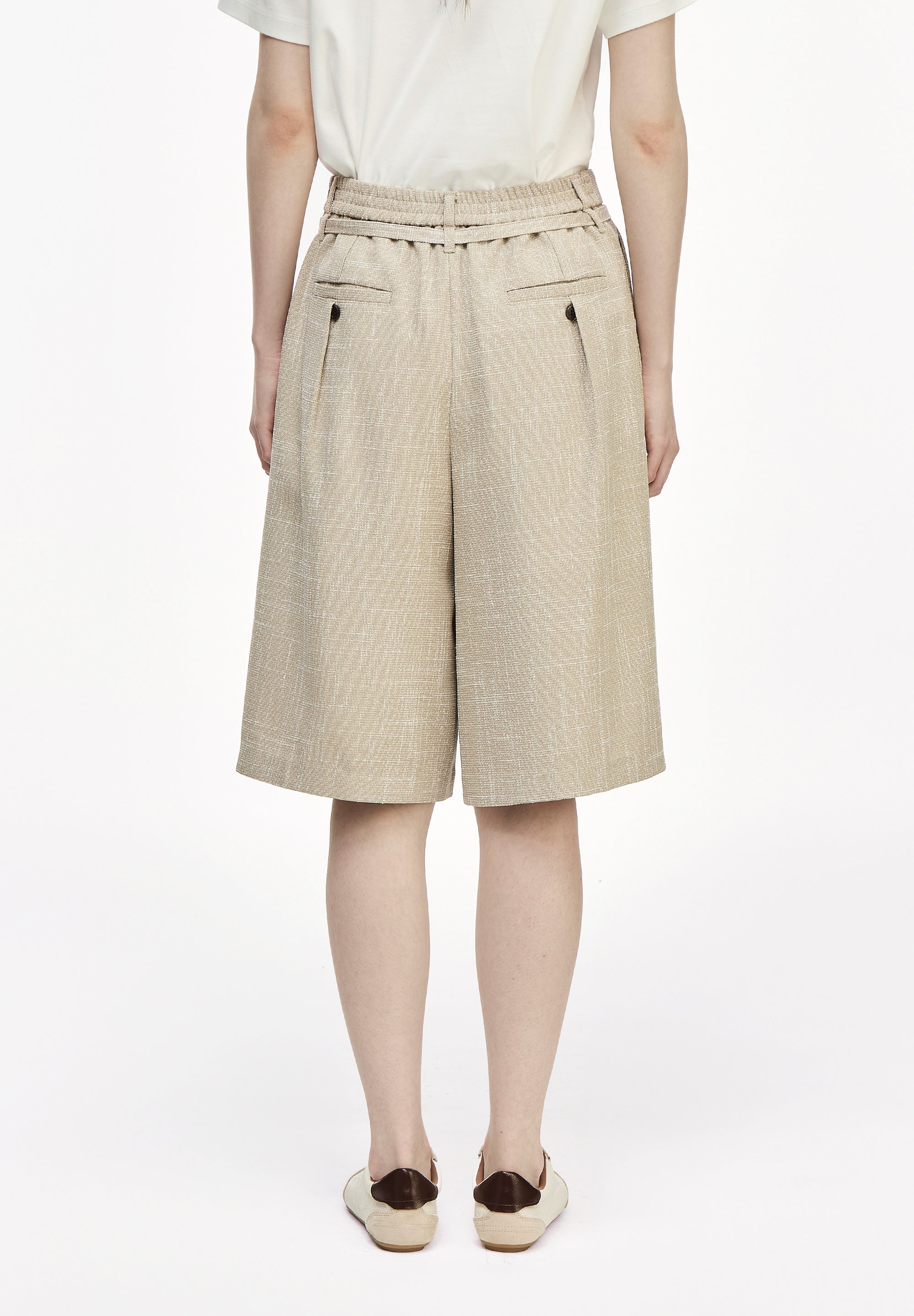 ASYMMETRIC WRAP SHORTS