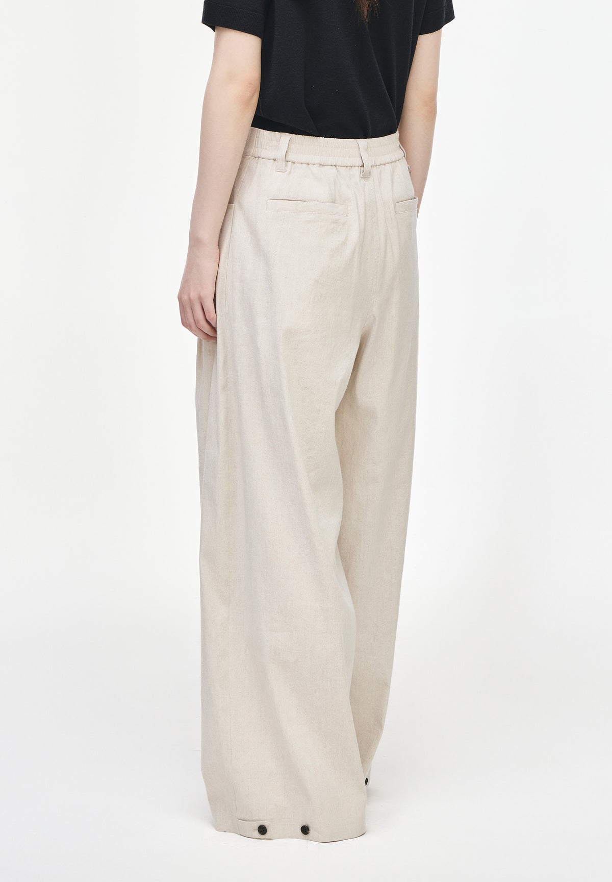 LEVEL VOLUME LINEN PANTS
