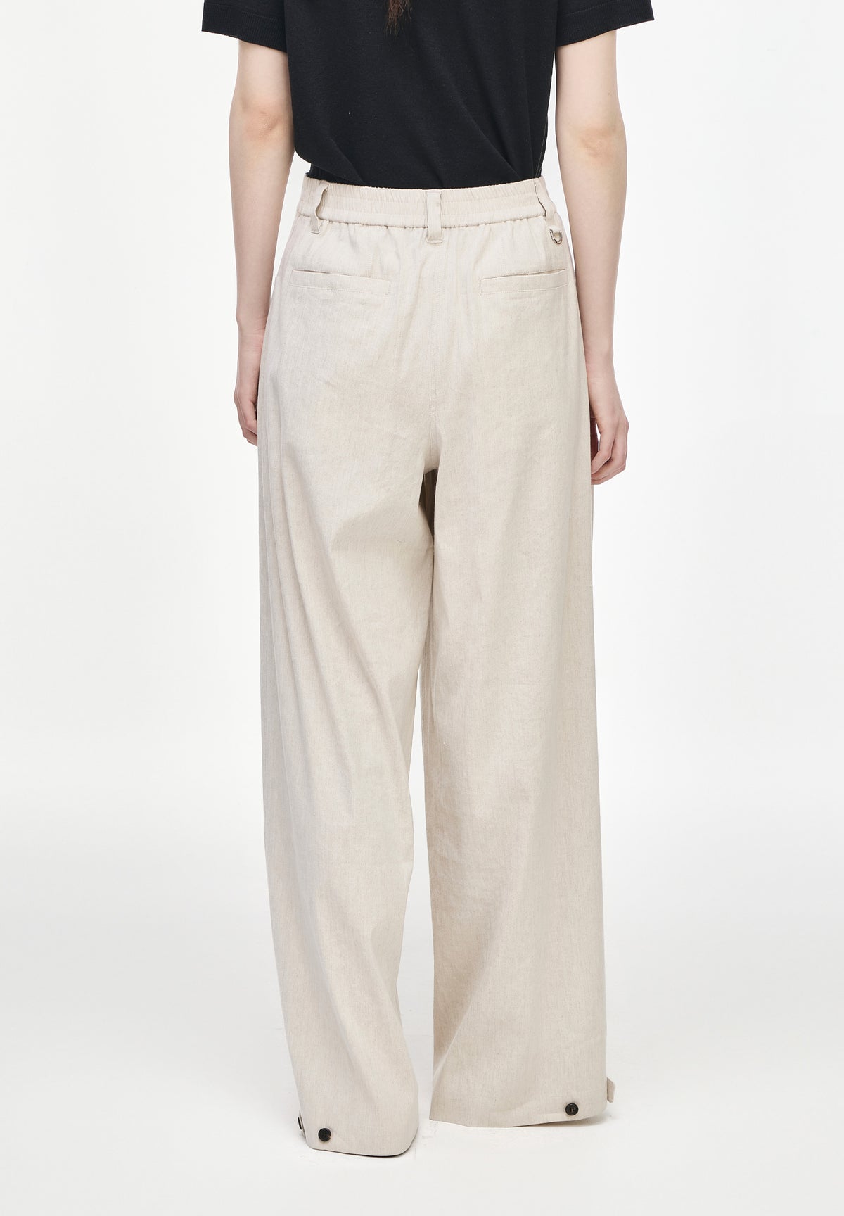 LEVEL VOLUME LINEN PANTS