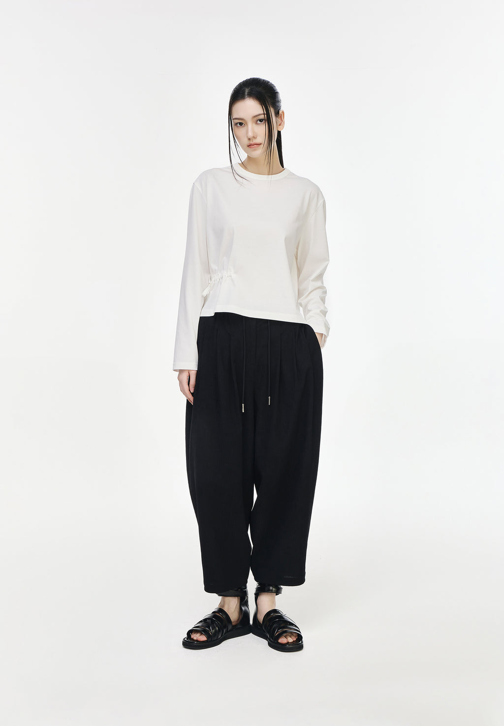 PLEATS BALLOON PANTS