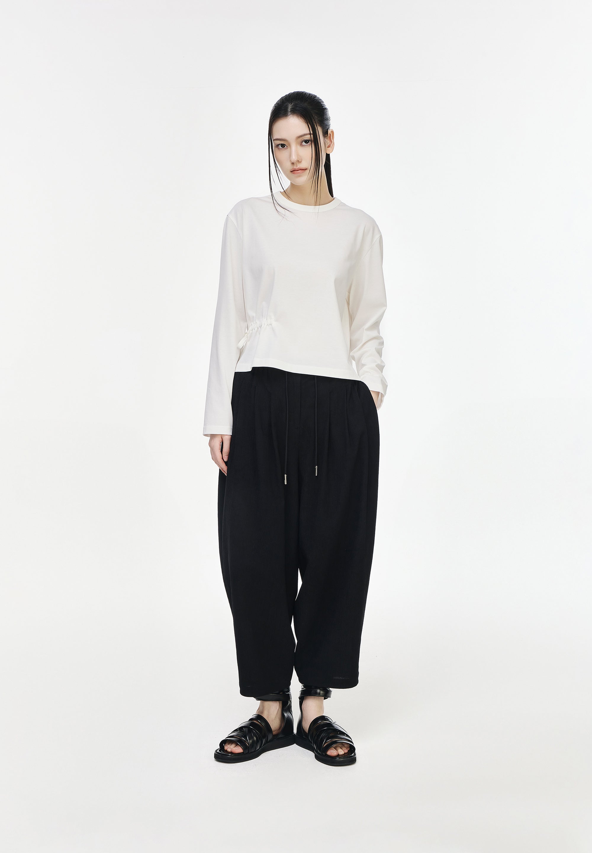 PLEATS BALLOON PANTS