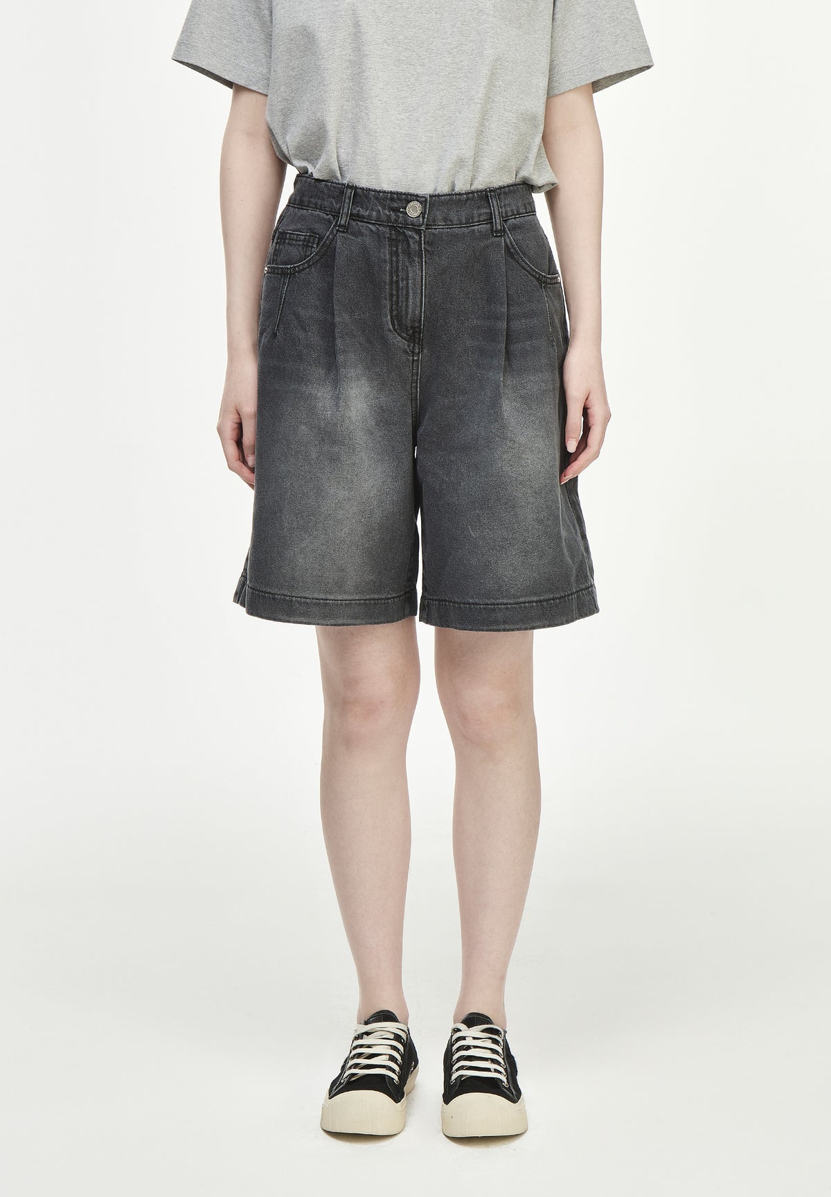 PANTHER DENIM BERMUDA PANTS