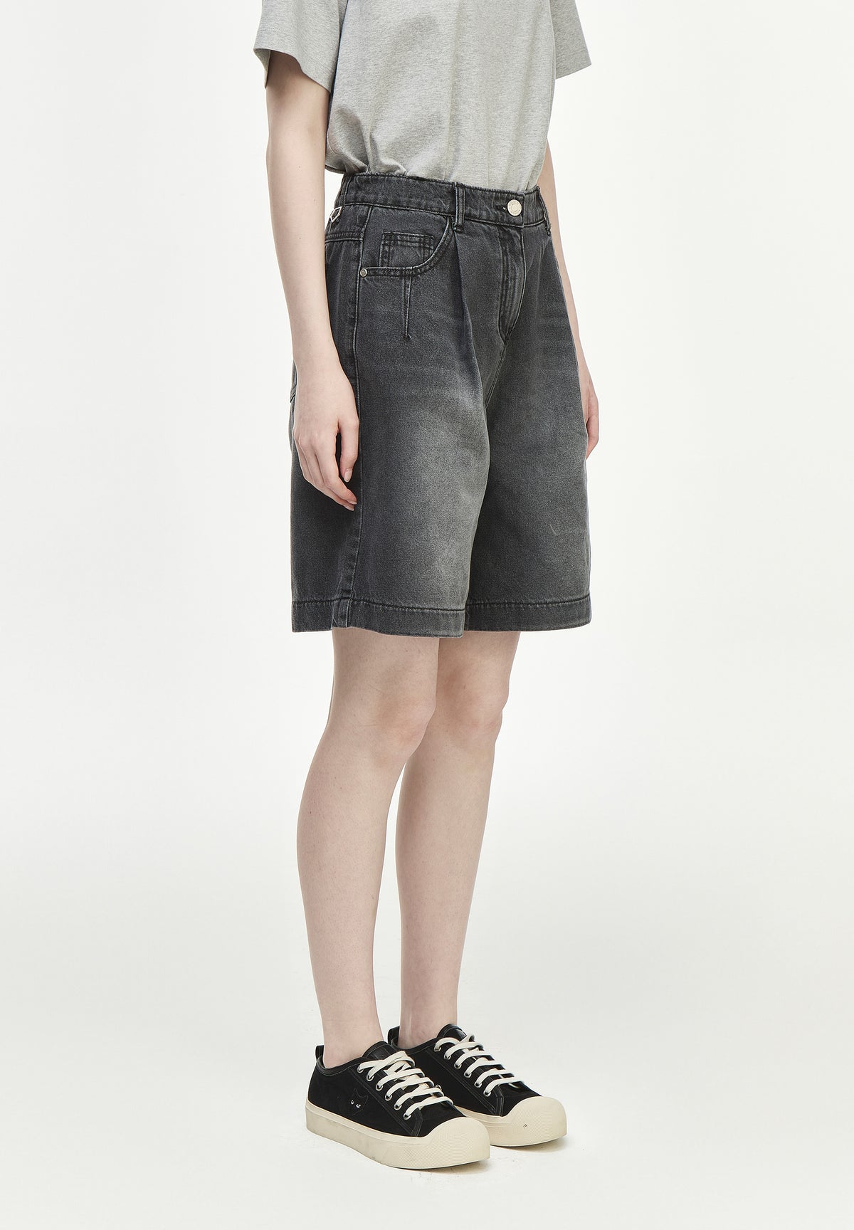 PANTHER DENIM BERMUDA PANTS