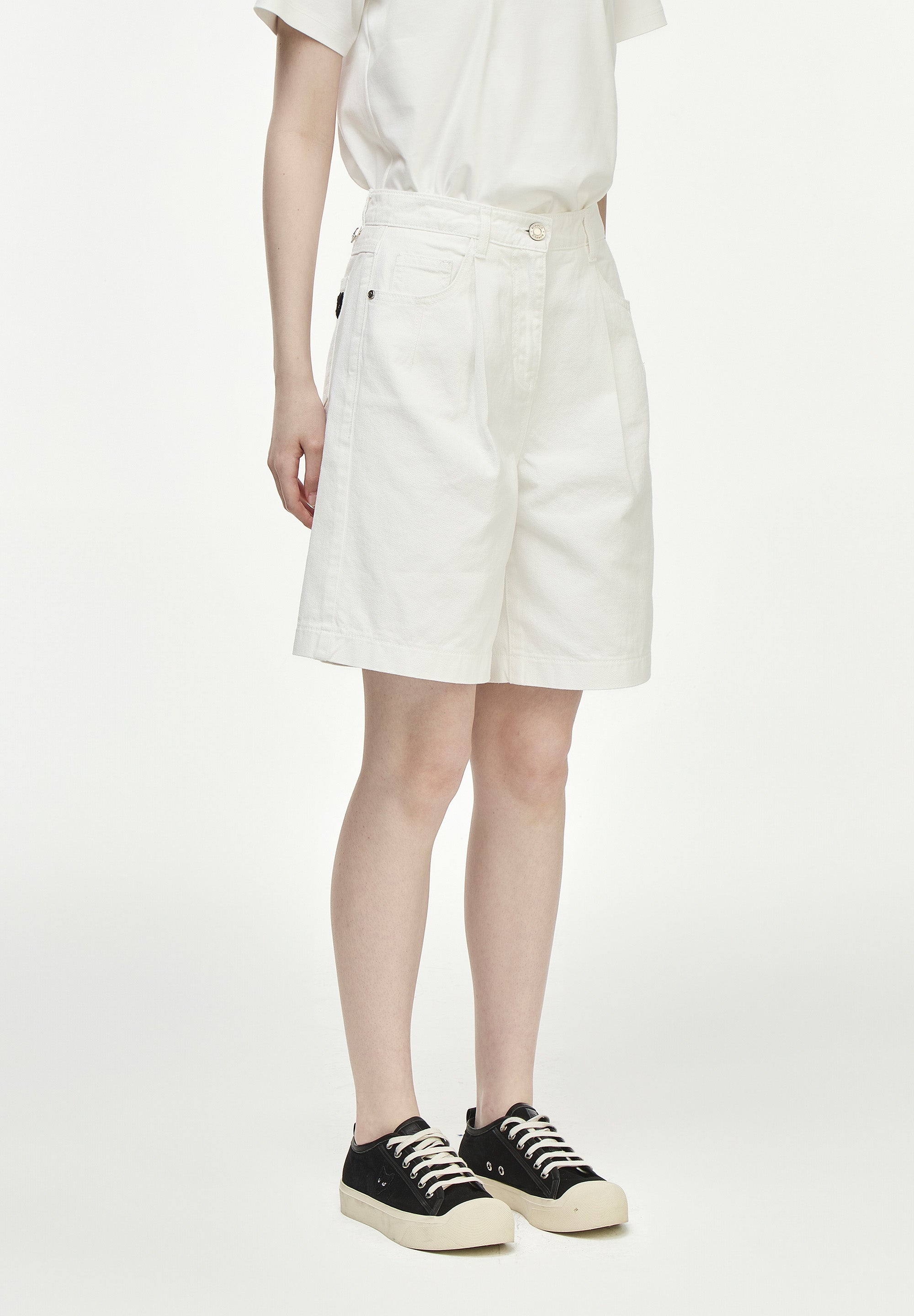 PANTHER DENIM BERMUDA PANTS