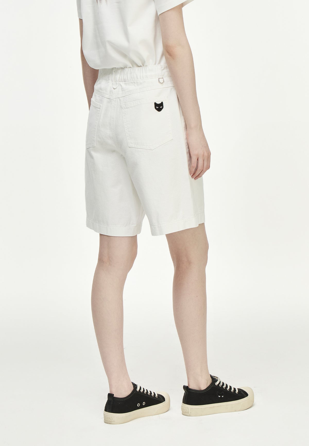 PANTHER DENIM BERMUDA PANTS